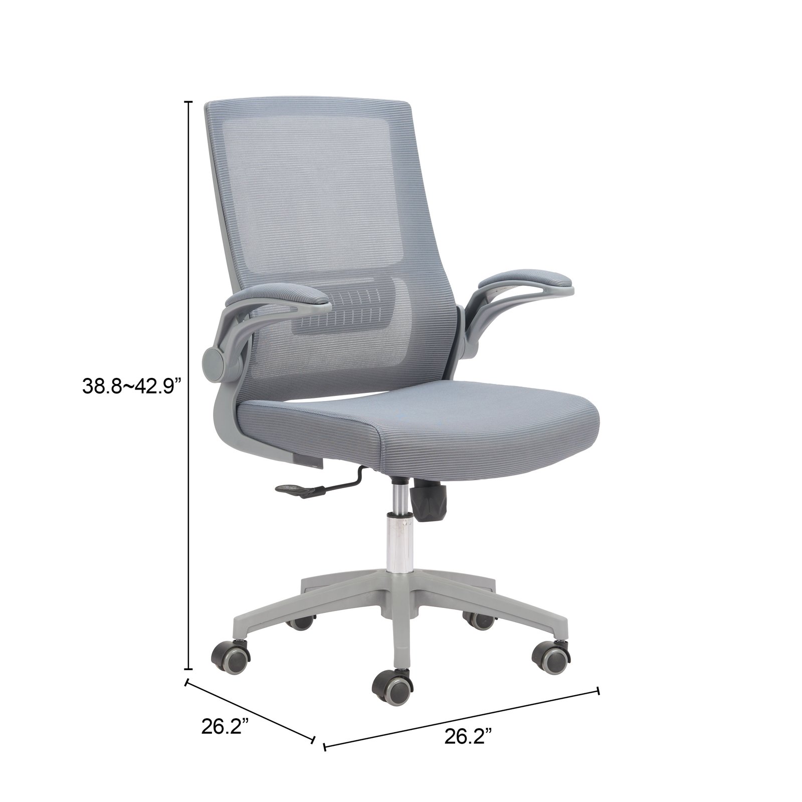 Pater Office Chair Gray - Image 8