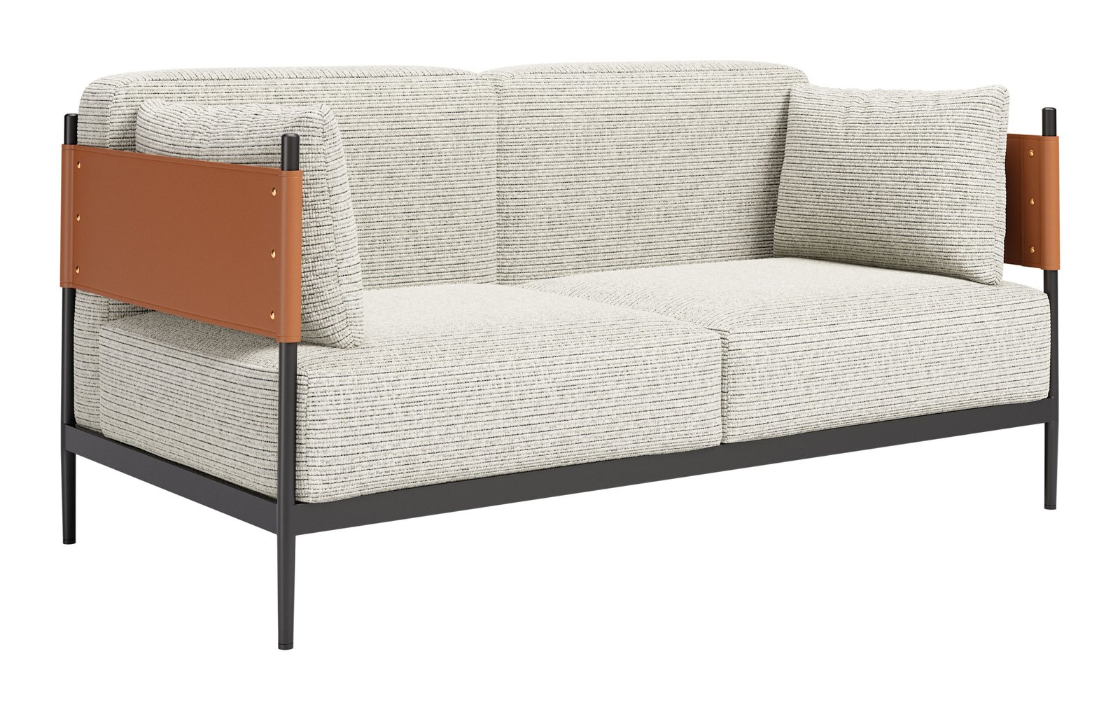 Stirbe Loveseat Gray - Image 3