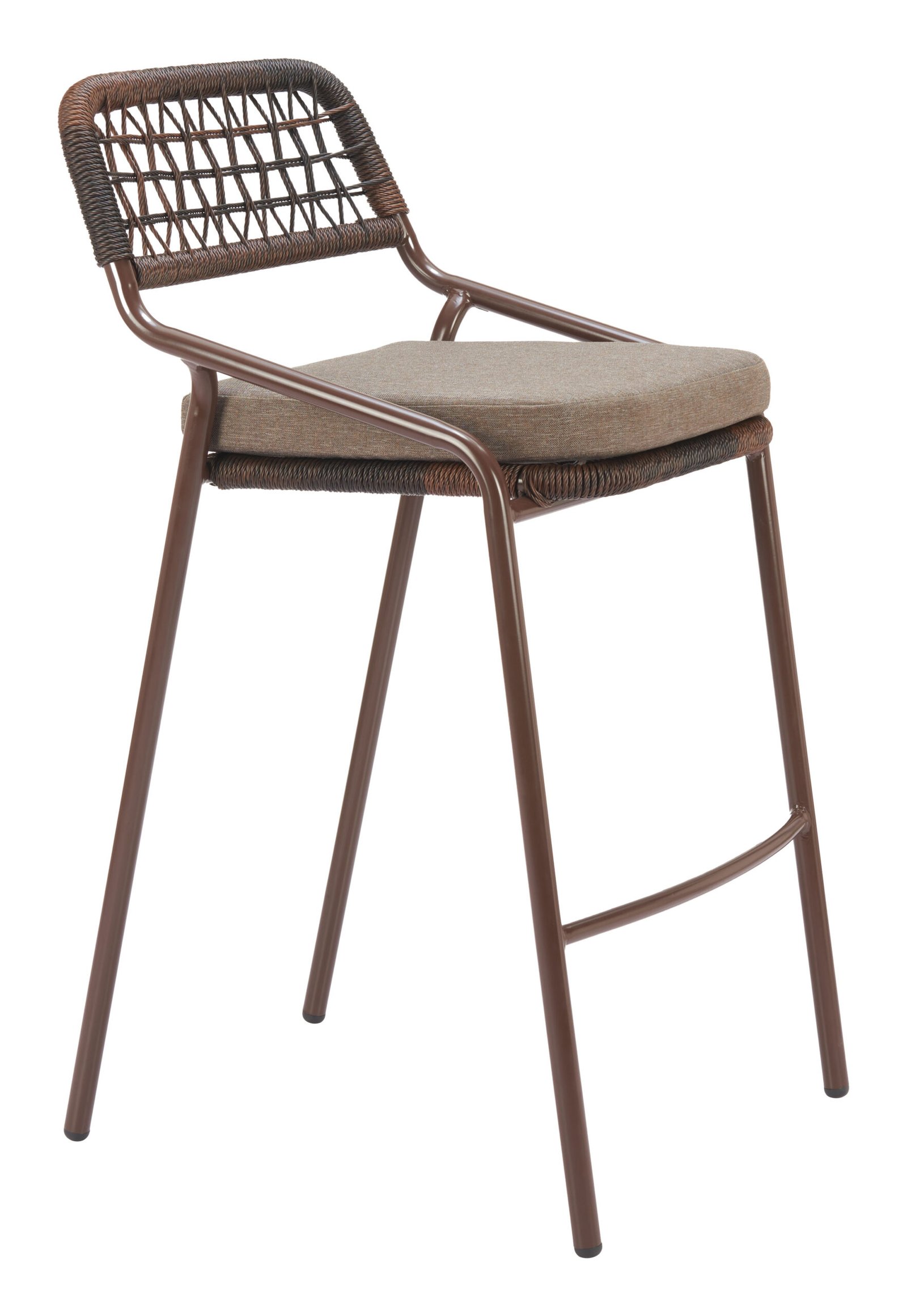 Rio Barstool (Set of 2) Brown - Image 6