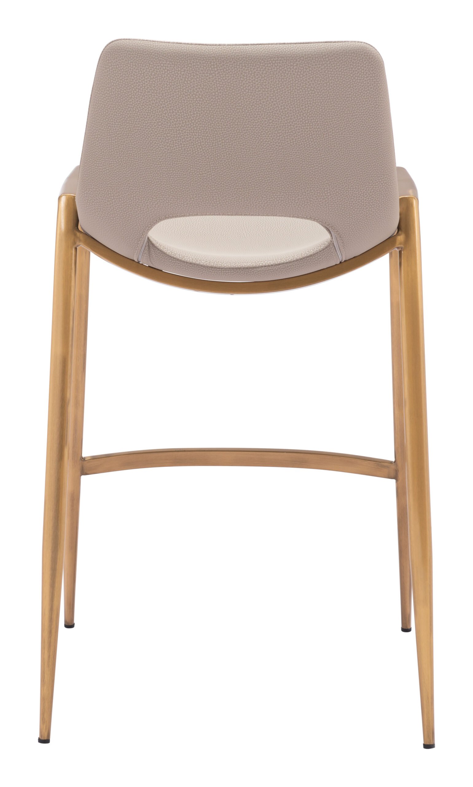 Desi Counter Stool (Set of 2) Beige & Gold - Image 6
