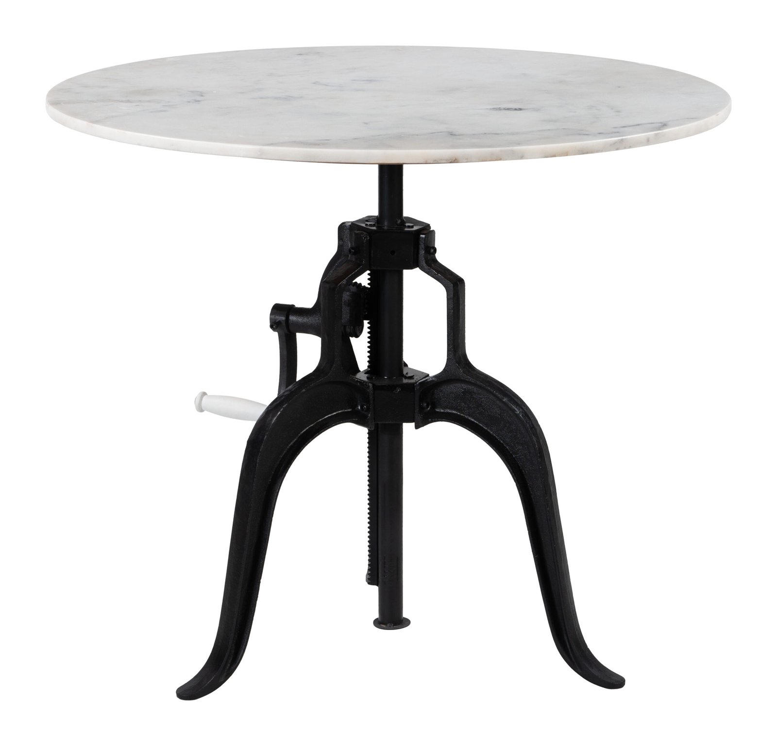 Mufid Bistro Table White & Black - Image 2