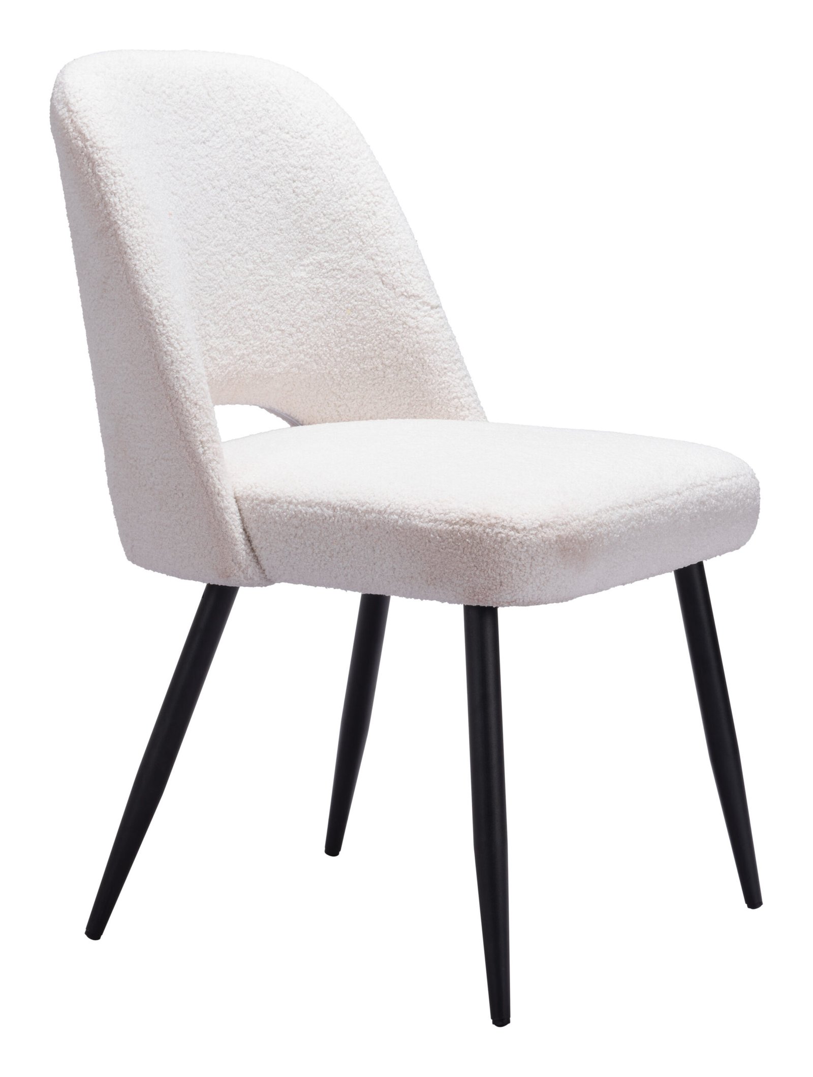 Teddy Dining Chair (Set of 2) Ivory - Image 9