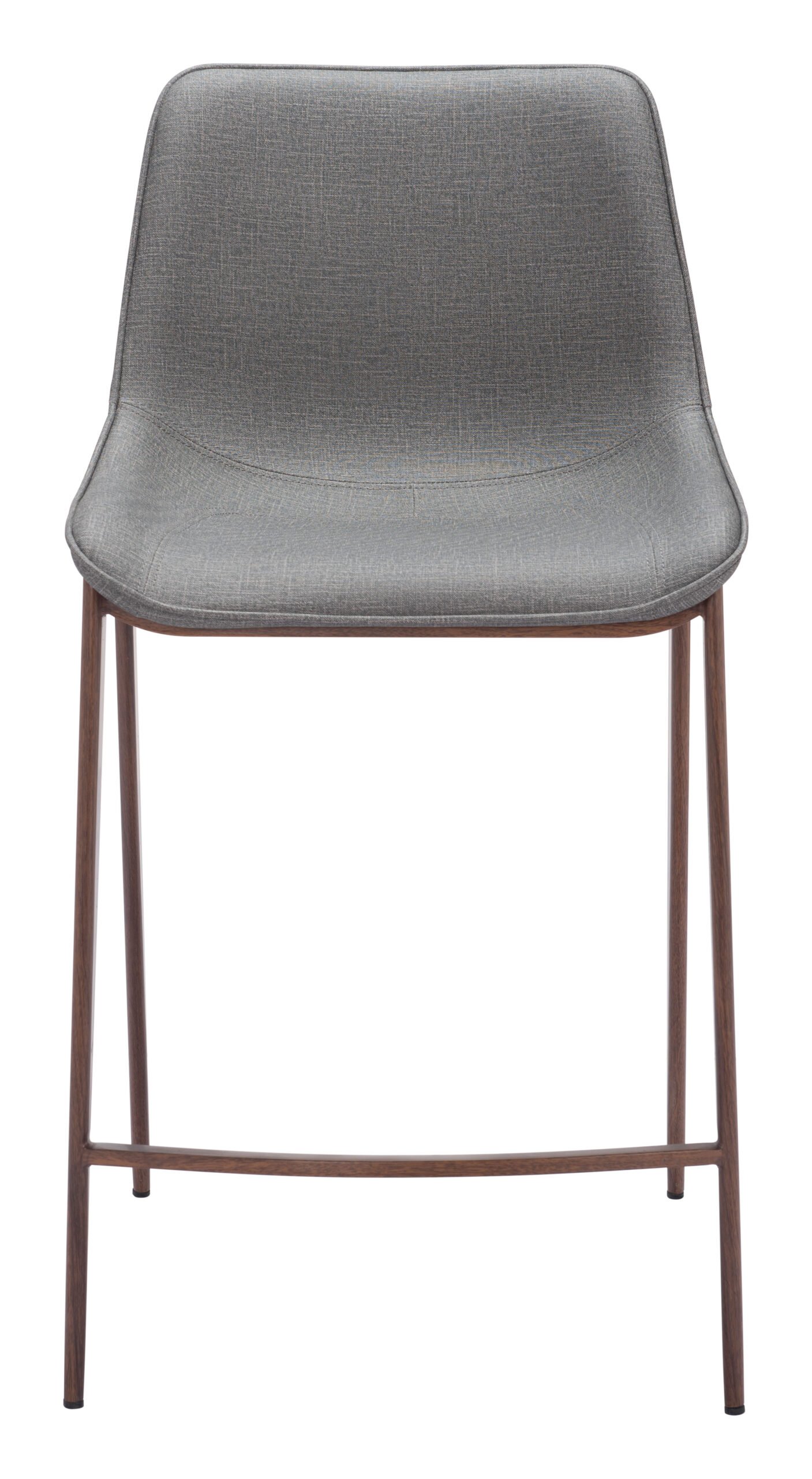 Magnus Counter Stool (Set of 2) Slate Gray & Walnut - Image 4