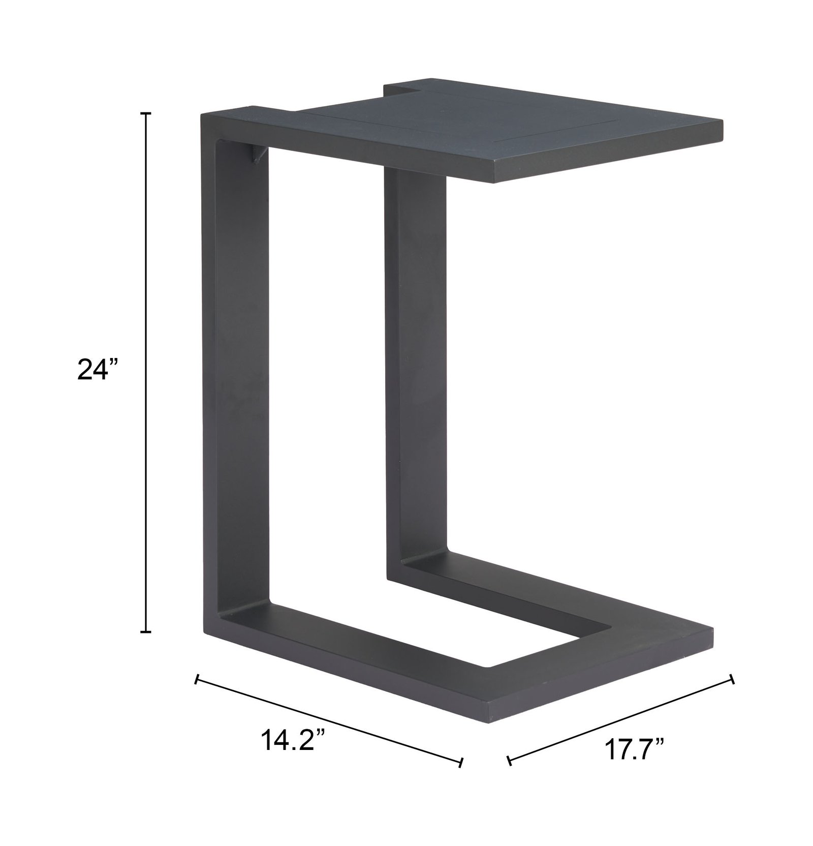 Tudi Side Table Black - Image 10