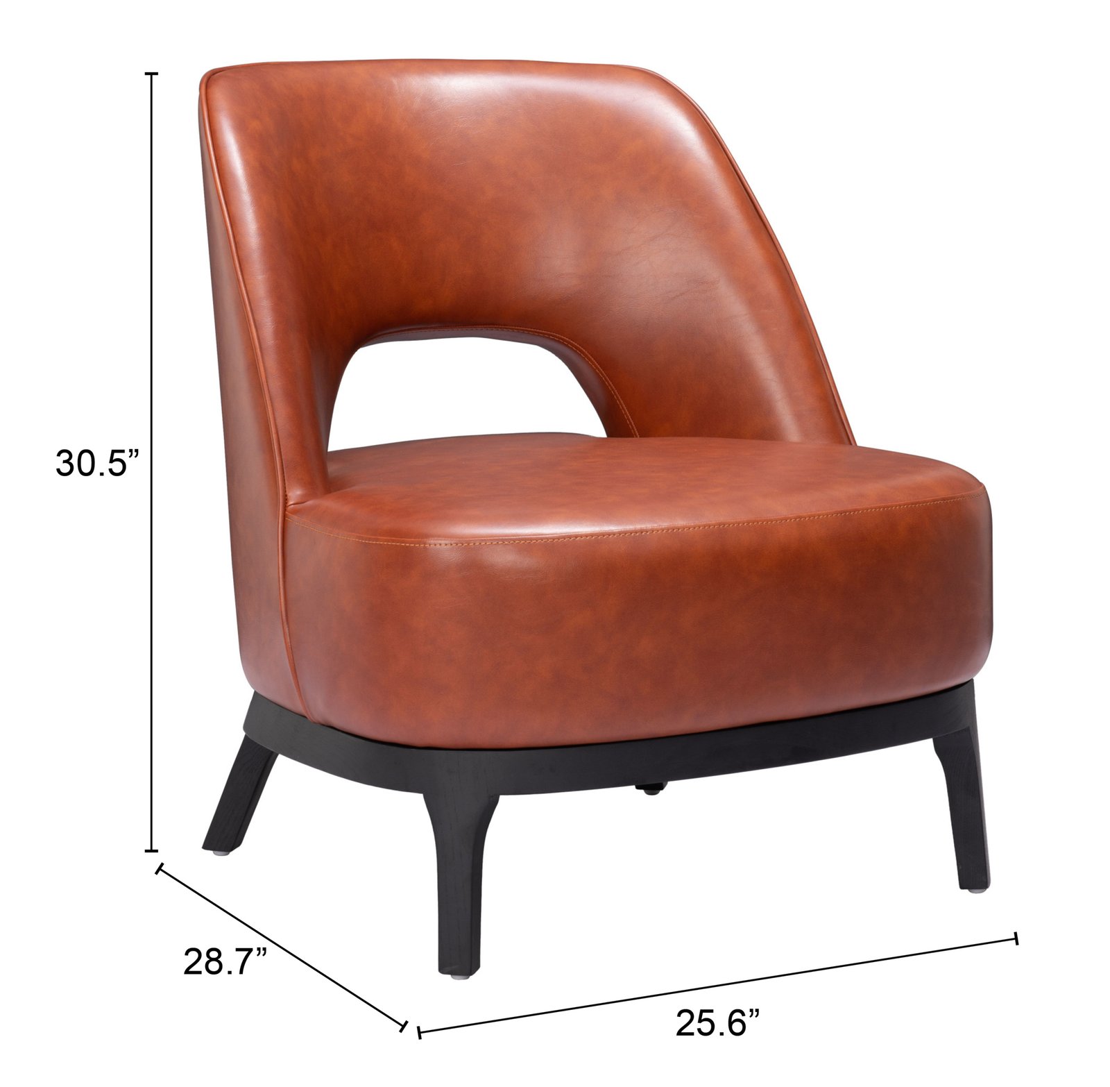 Mistley Accent Chair Brown - Image 10
