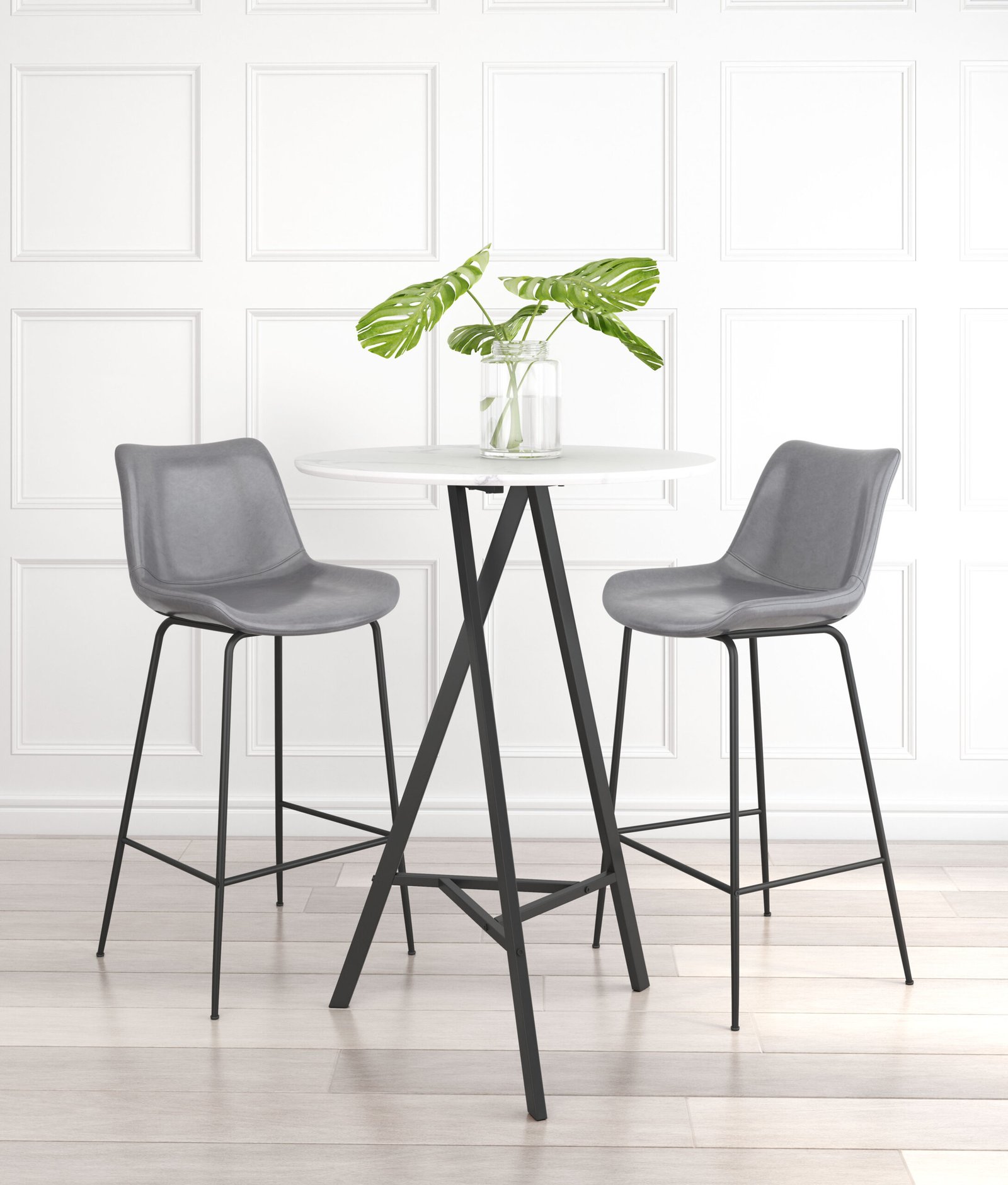 Byron Barstool Gray - Image 2