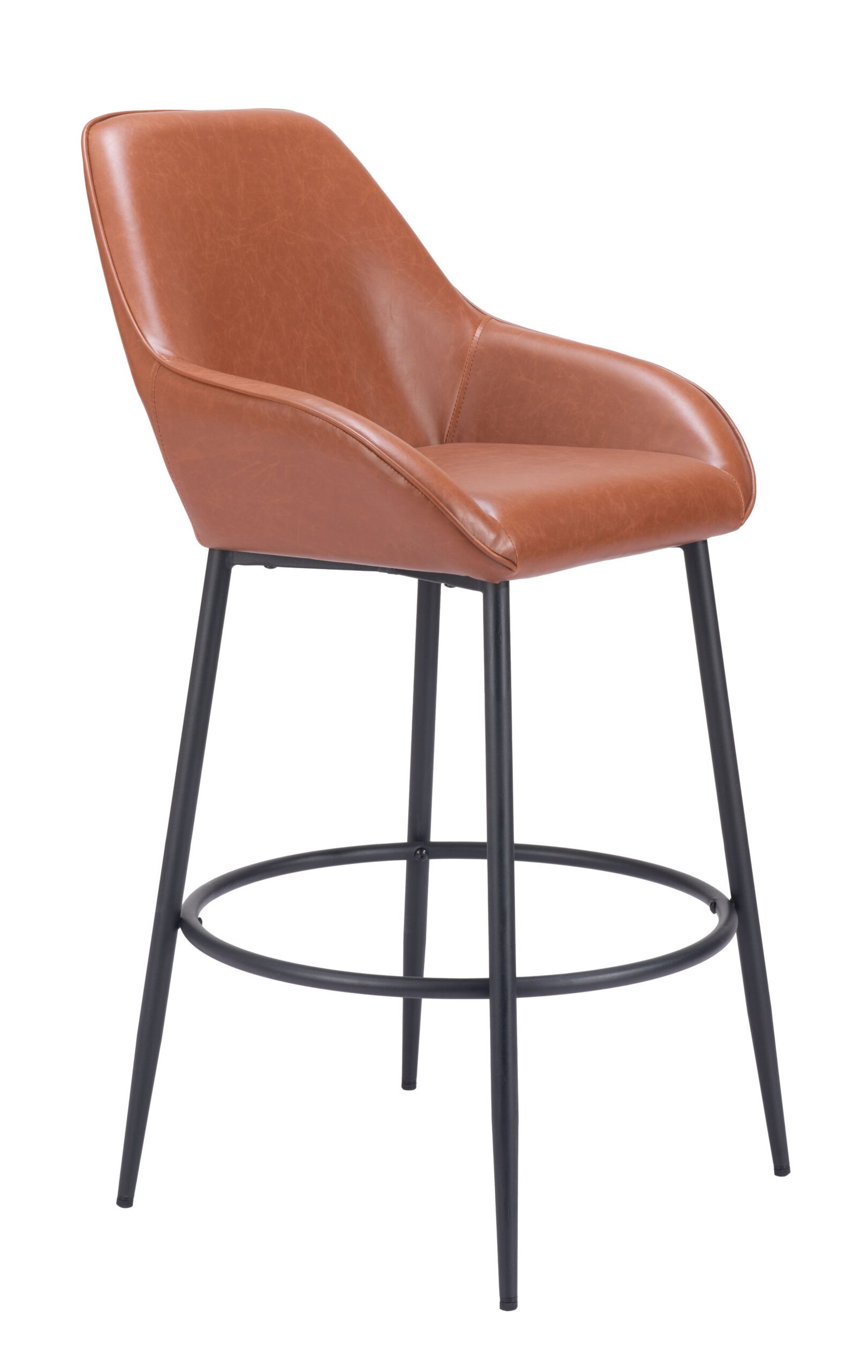 Vila Barstool (Set of 2) Brown - Image 6
