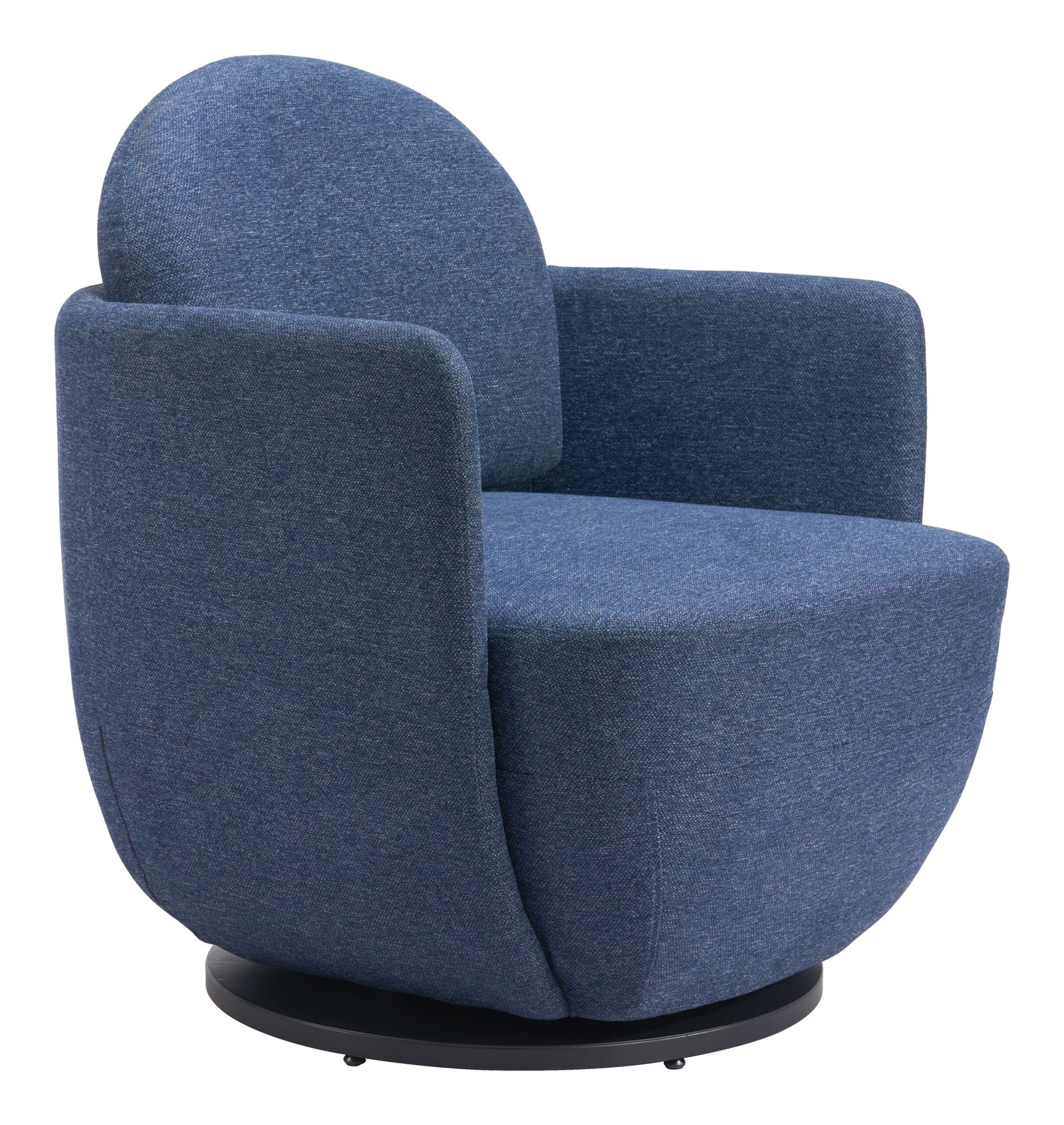 Bant Swivel Chair Blue - Image 6