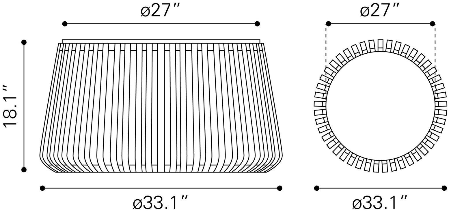 Cyprus Coffee Table White & Whitewashed - Image 6