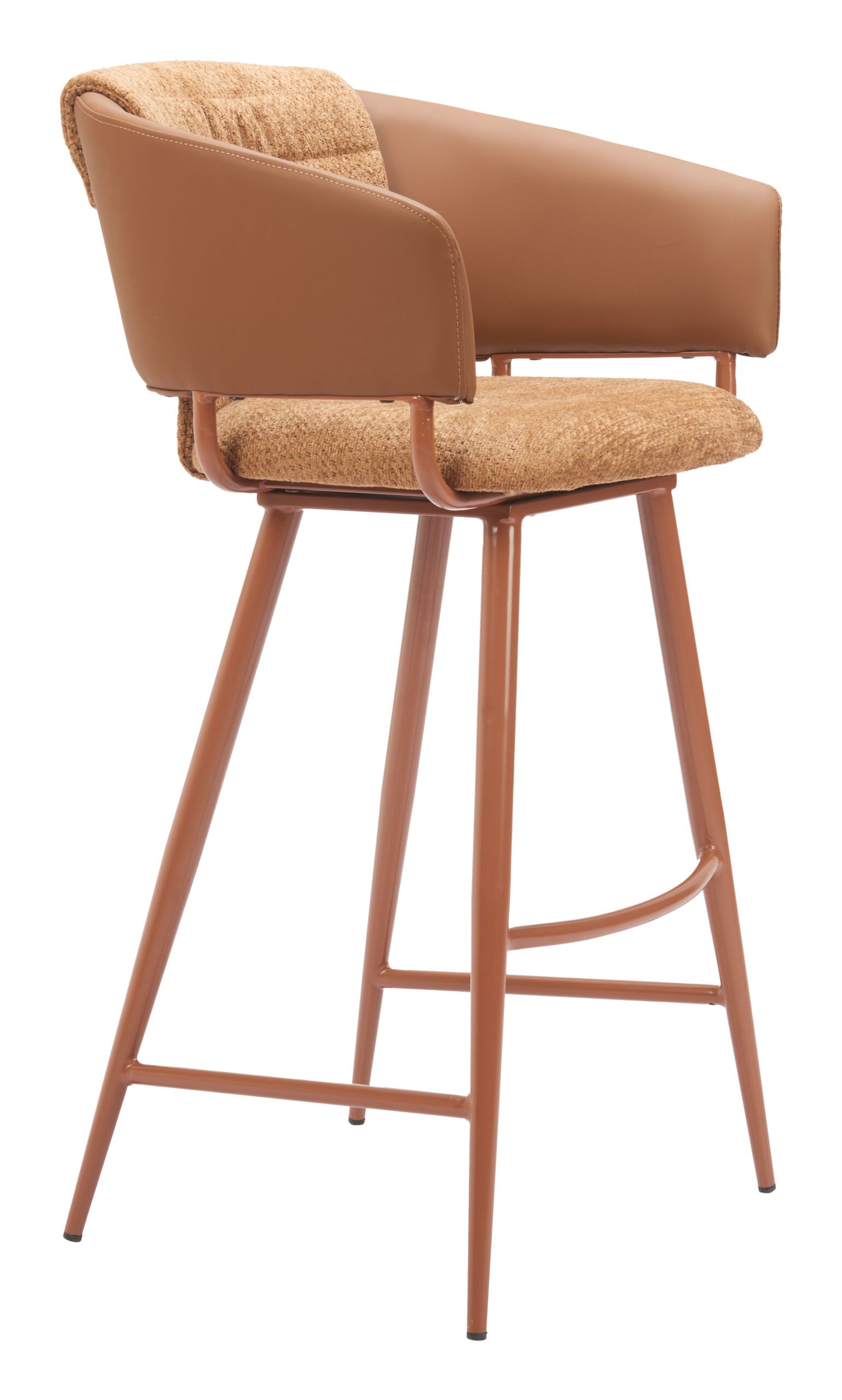 Juno Barstool (Set of 2) Brown - Image 6