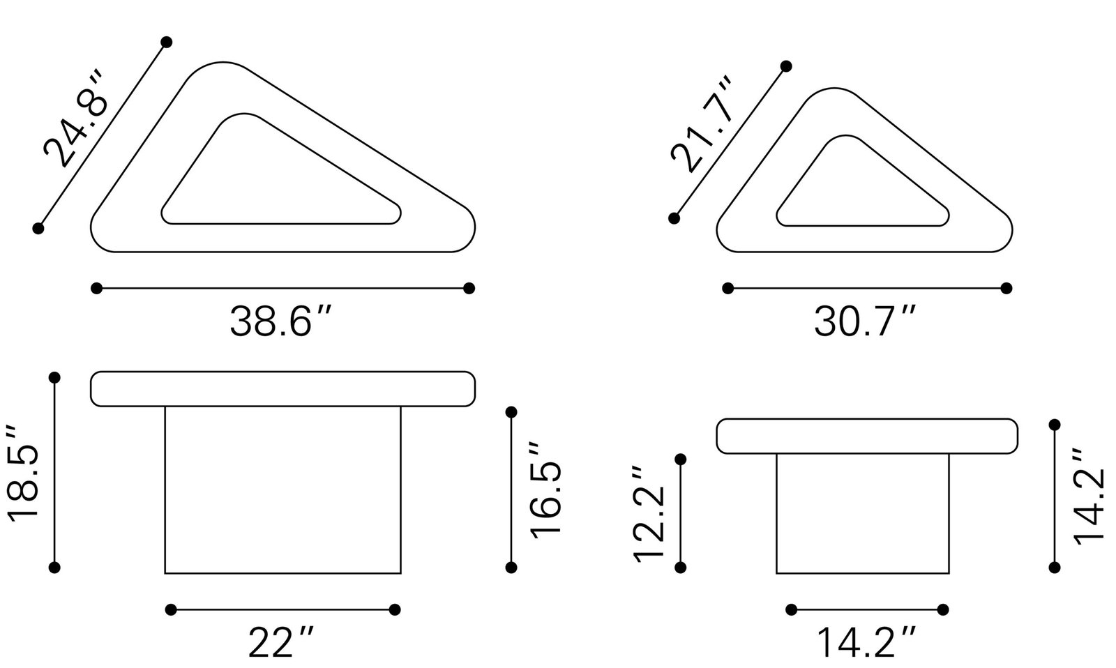 Navidic Coffee Table Set (2-Piece) Whitewashed - Image 10