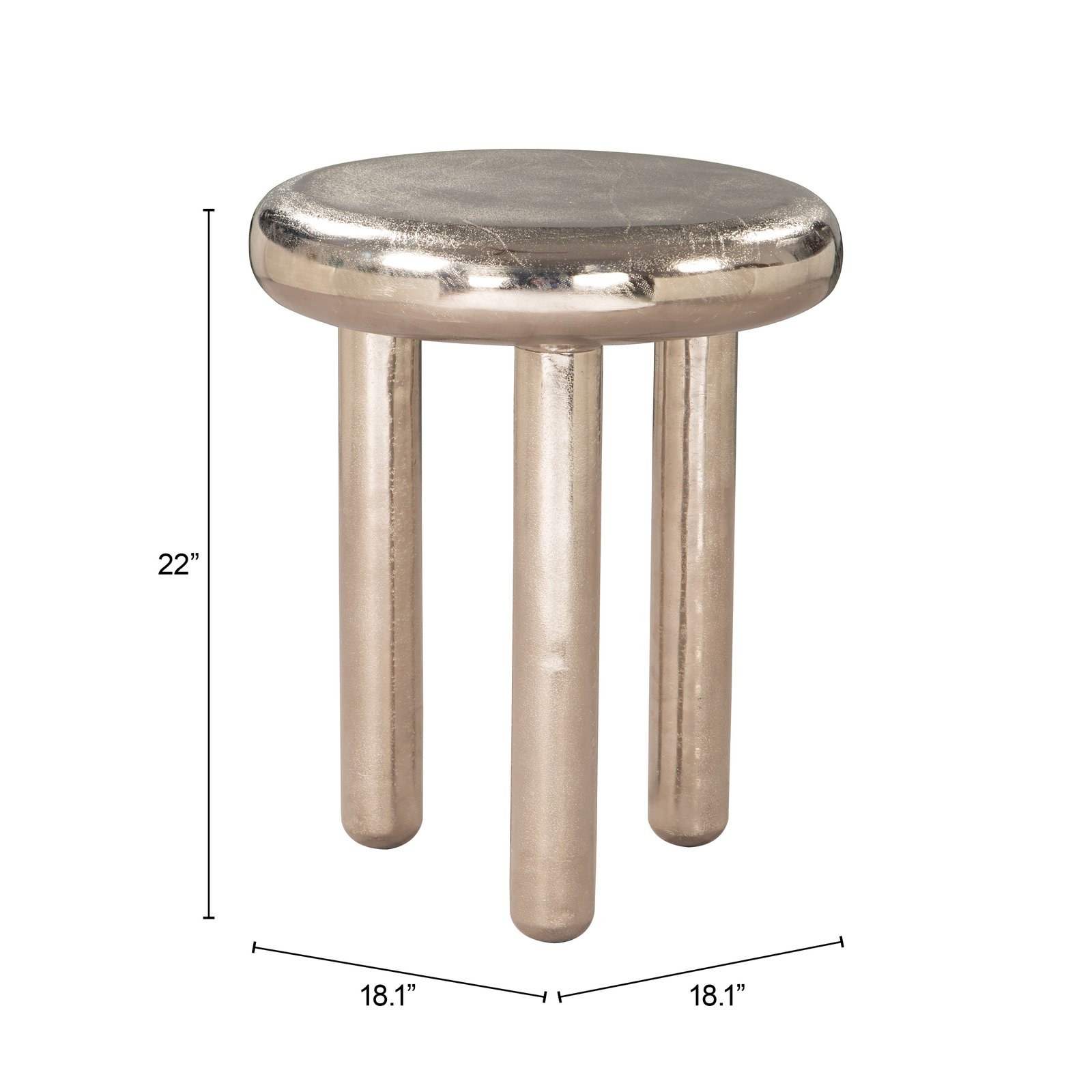 Arian Side Table Silver - Image 6