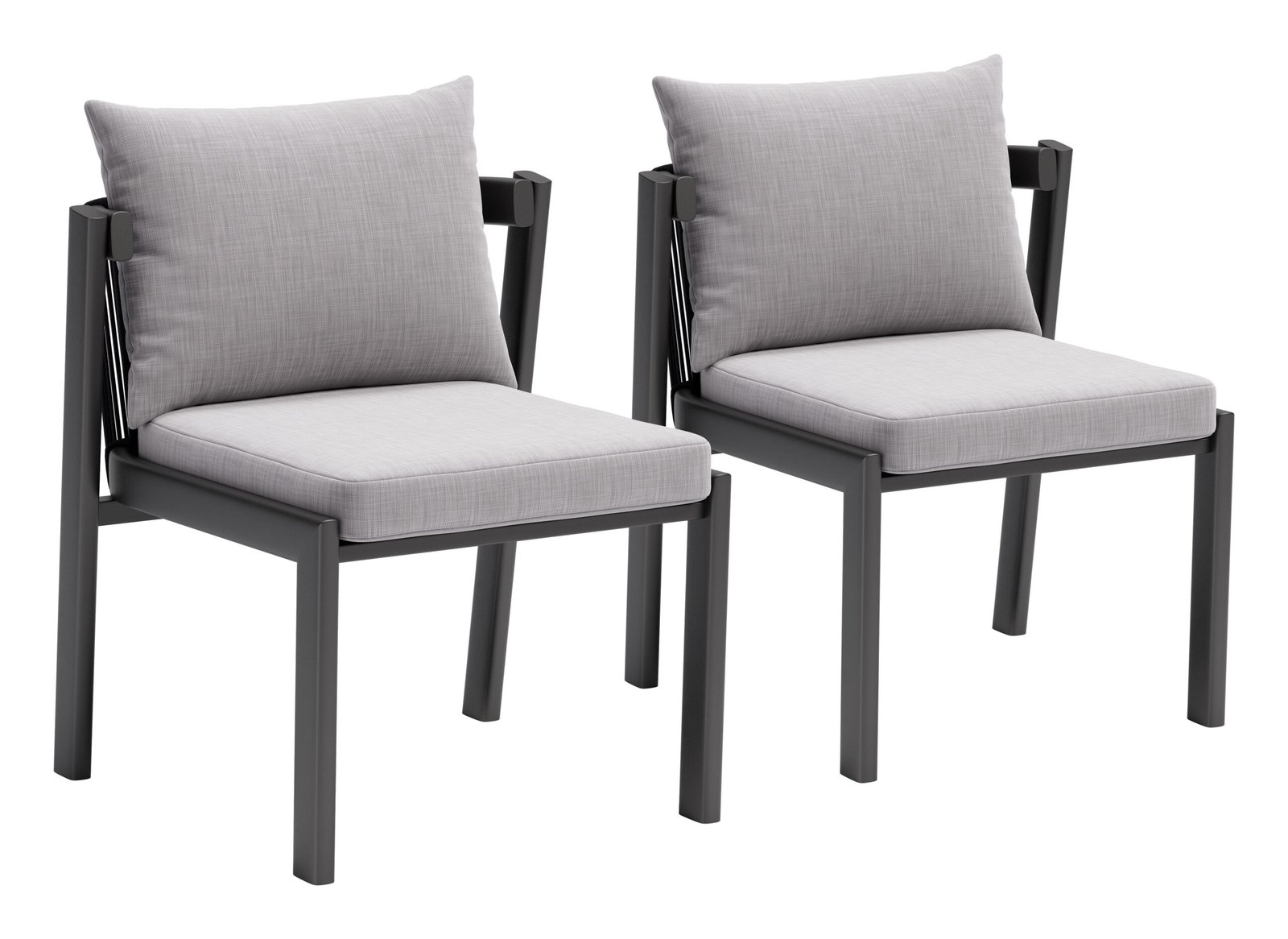 Horizon Dining Chair (Set of 2) Gray - Image 13