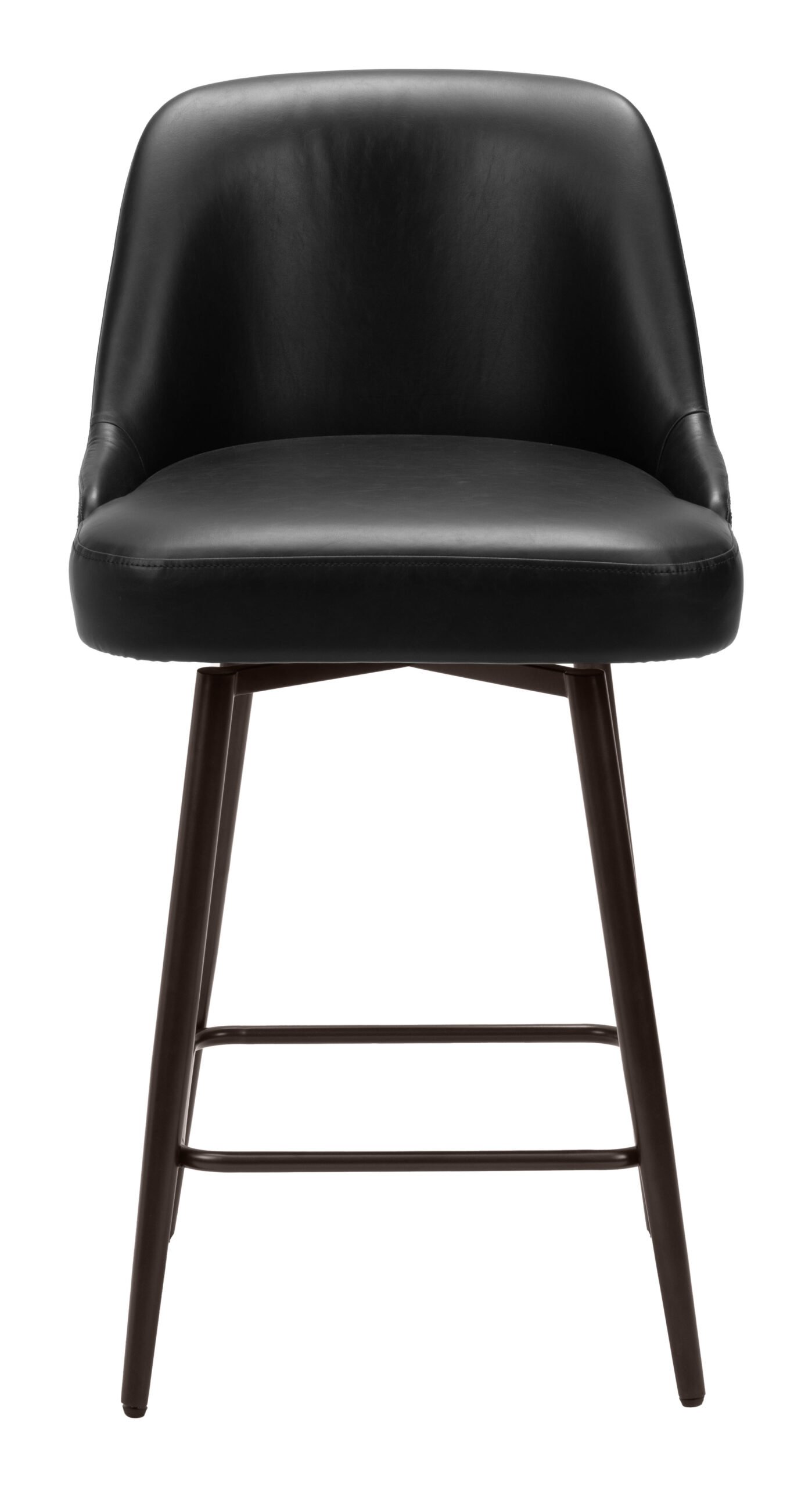 Keppel Swivel Counter Stool Black & Bronze - Image 4