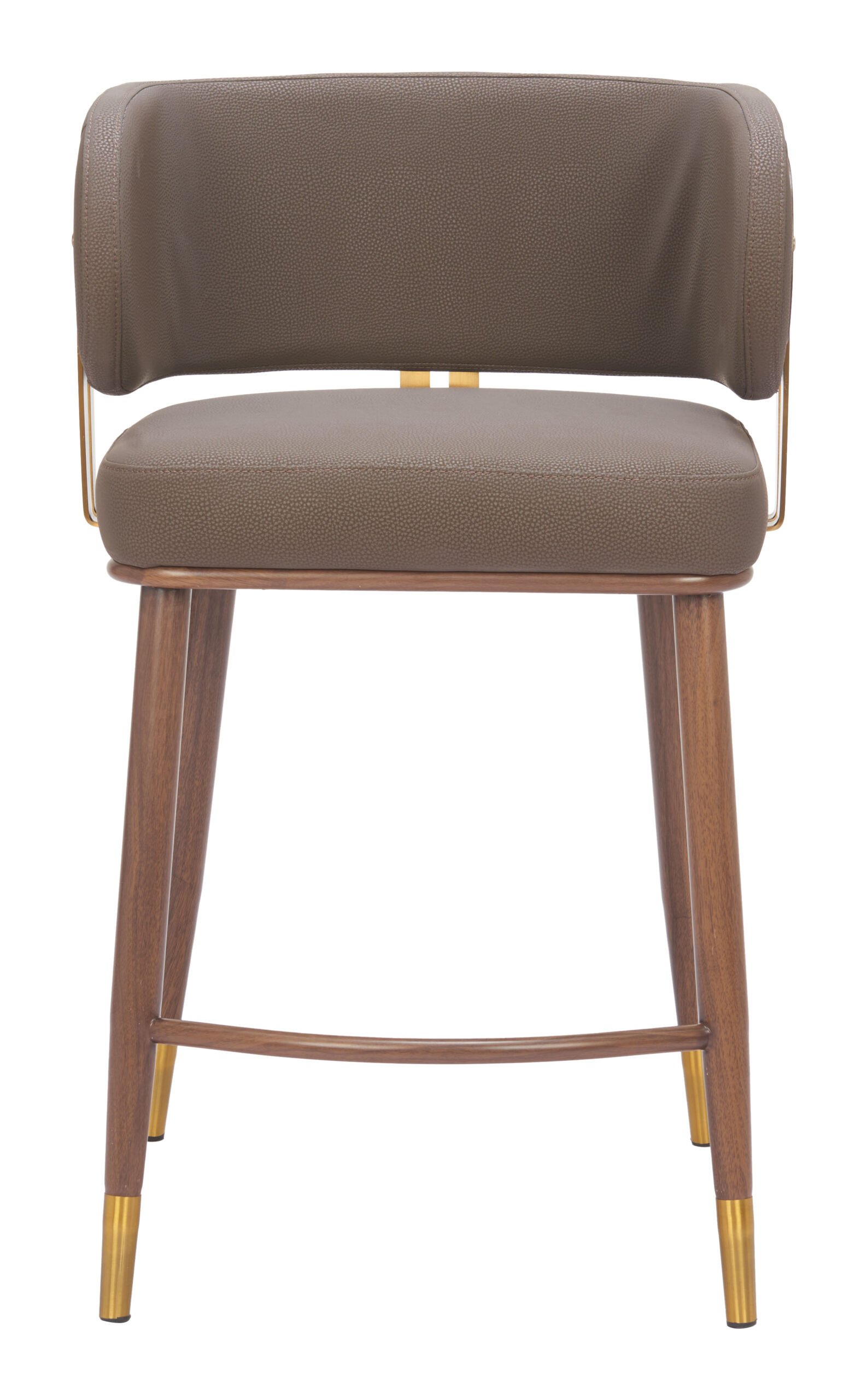 Brew Counter Stool Brown & Walnut - Image 3