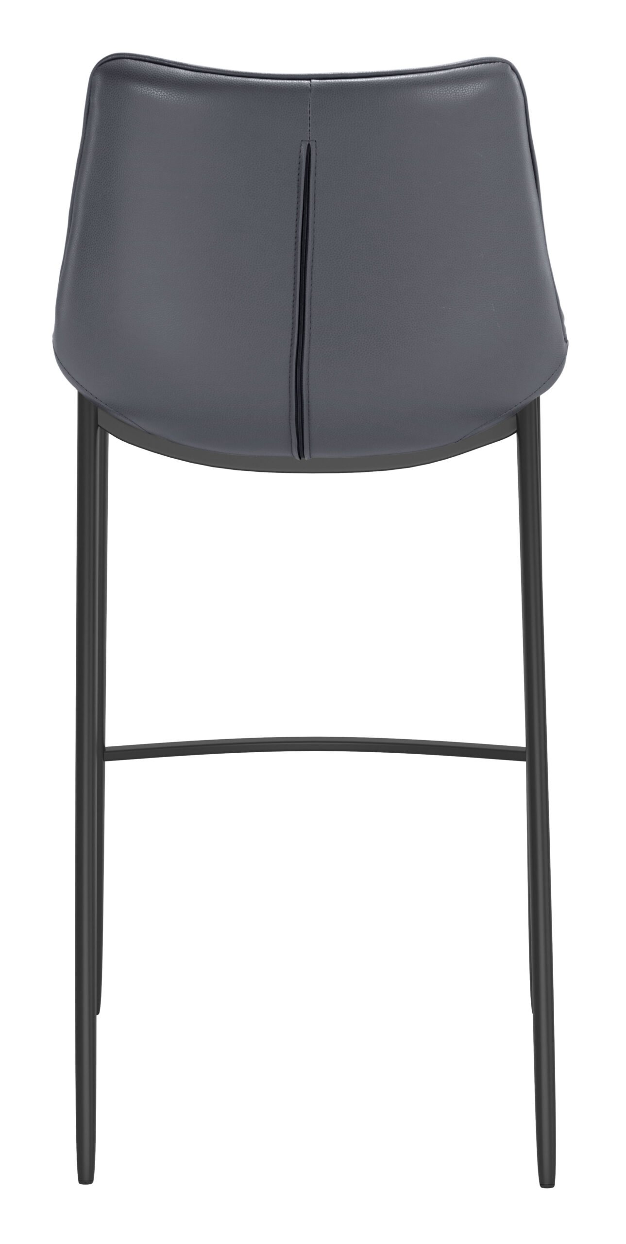 Magnus Barstool (Set of 2) Dark Gray & Black - Image 5