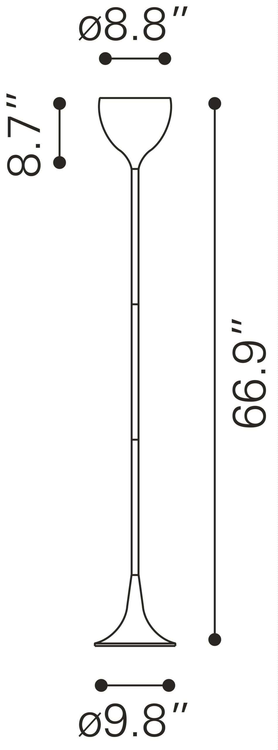 Neutrino Floor Lamp Chrome - Image 3