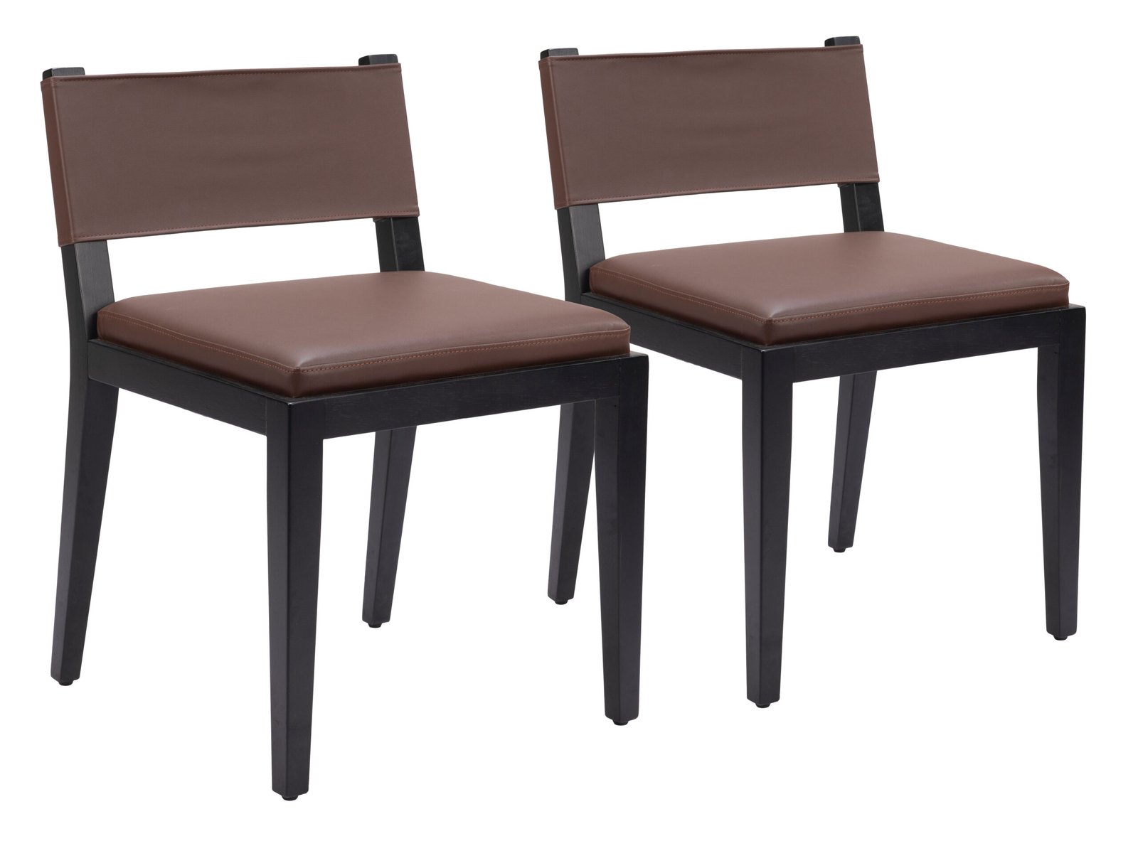 Roxas Dining Chair (Set of 2) Brown - Image 9