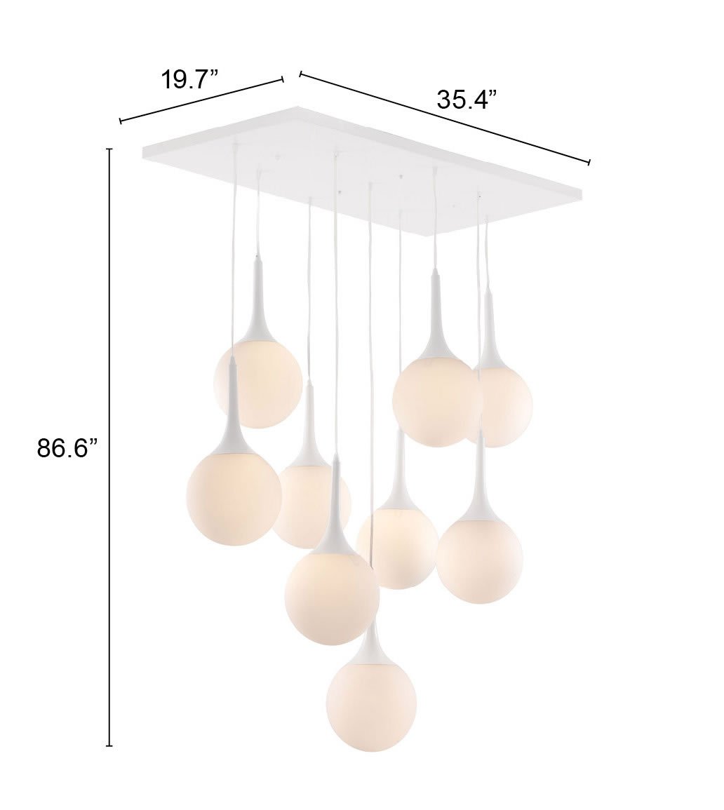 Epsilon Ceiling Lamp White - Image 7