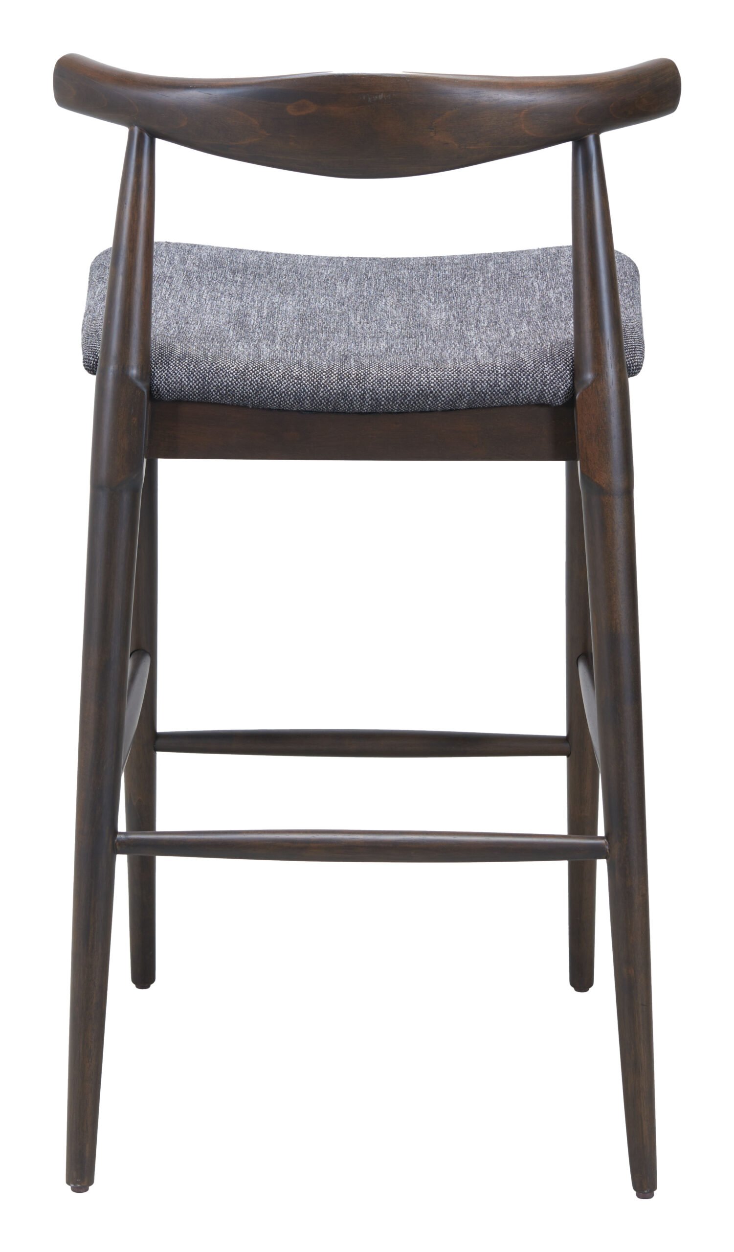 Tuzka Barstool (Set of 2) Gray & Espresso - Image 4