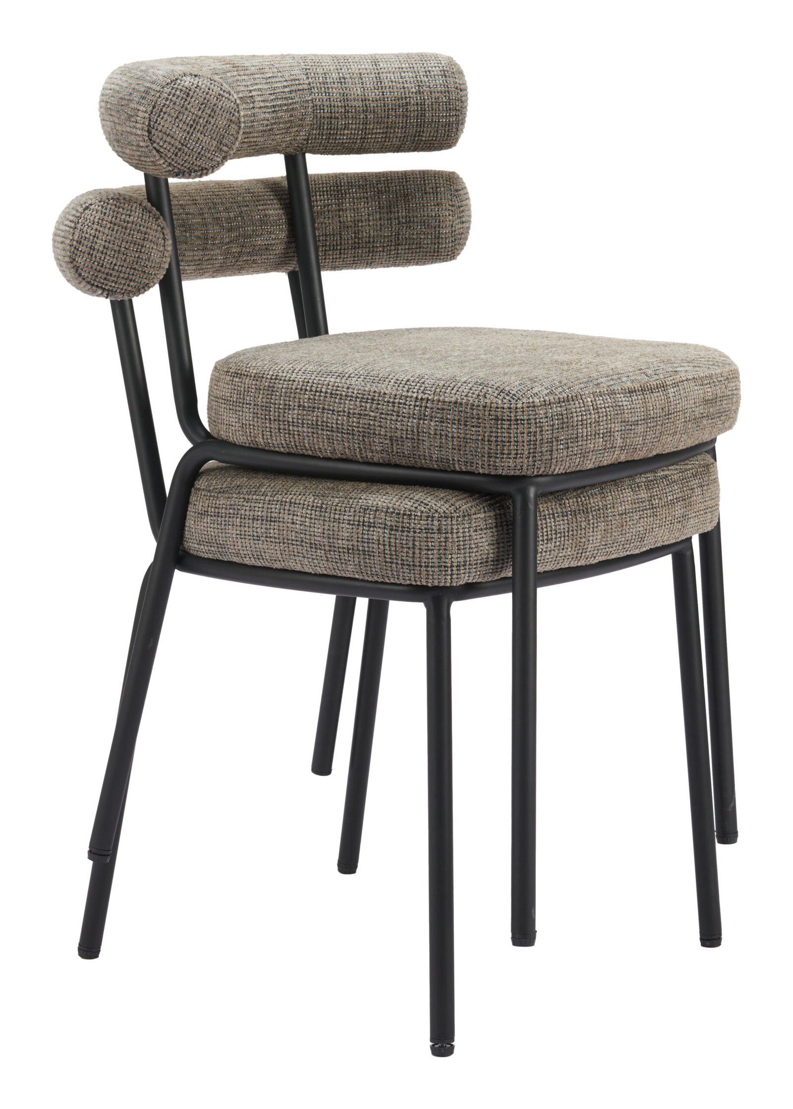 Kede Dining Chair (Set of 2) Green Tweed - Image 7
