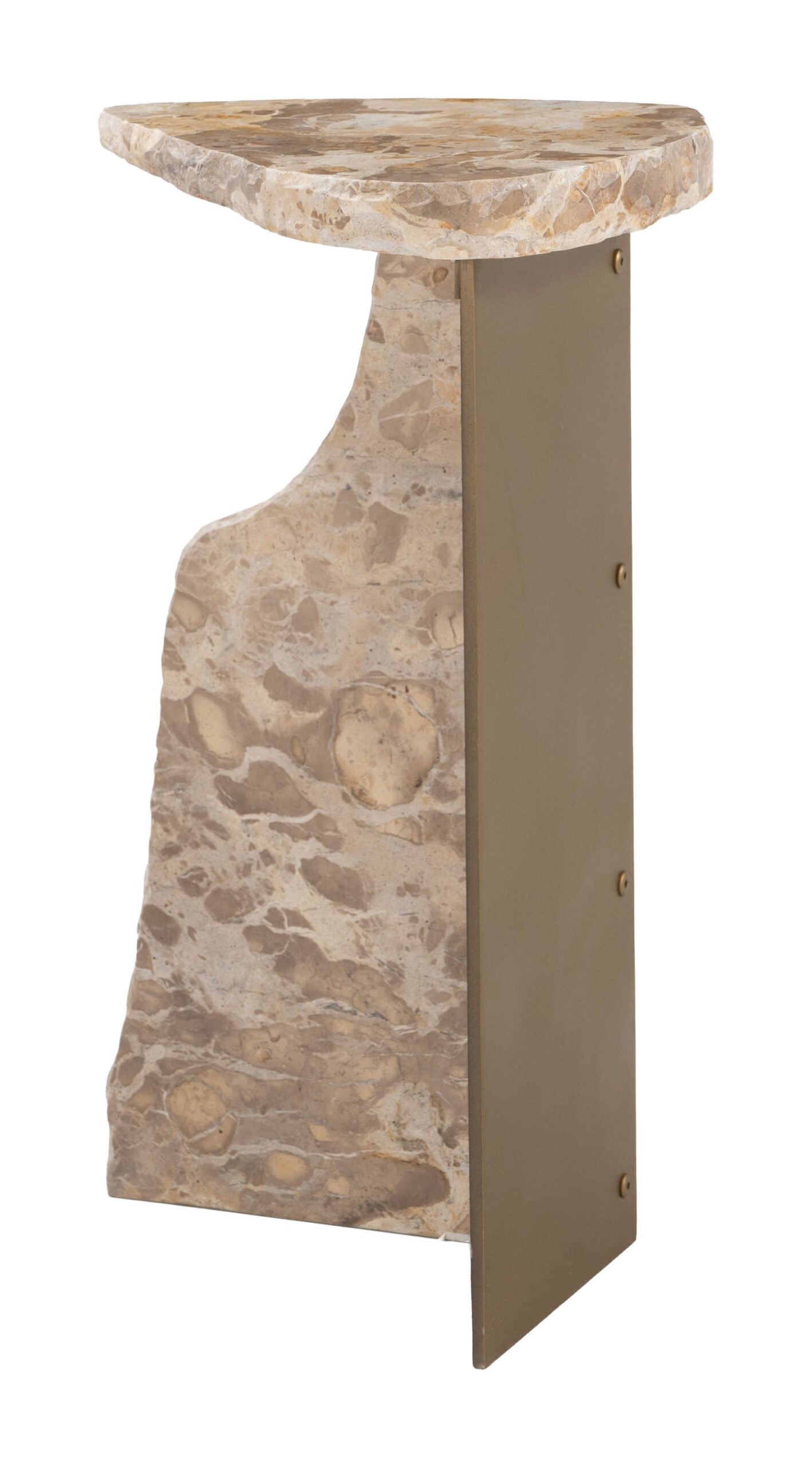 Surya Side Table Beige - Image 4