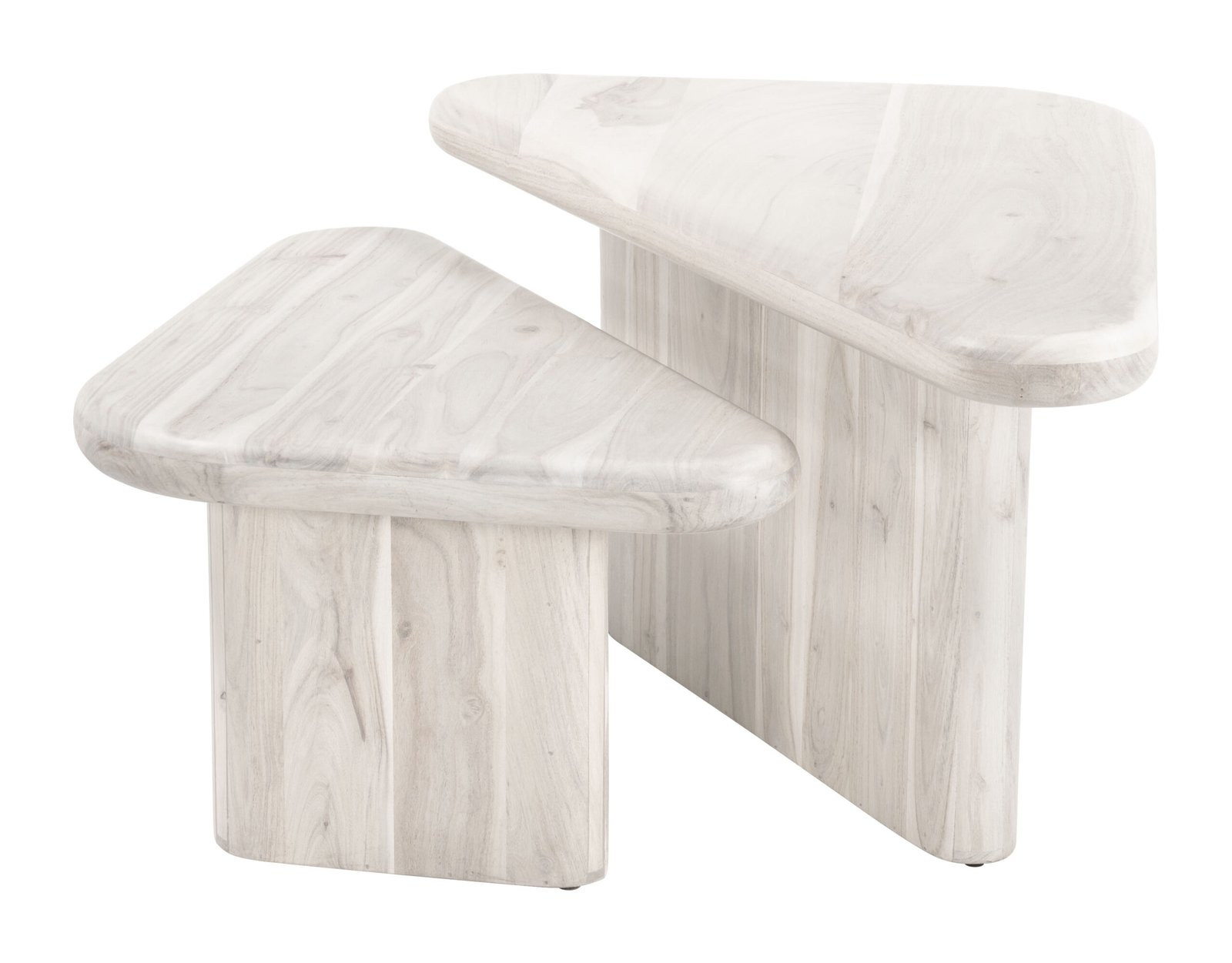 Navidic Coffee Table Set (2-Piece) Whitewashed - Image 4