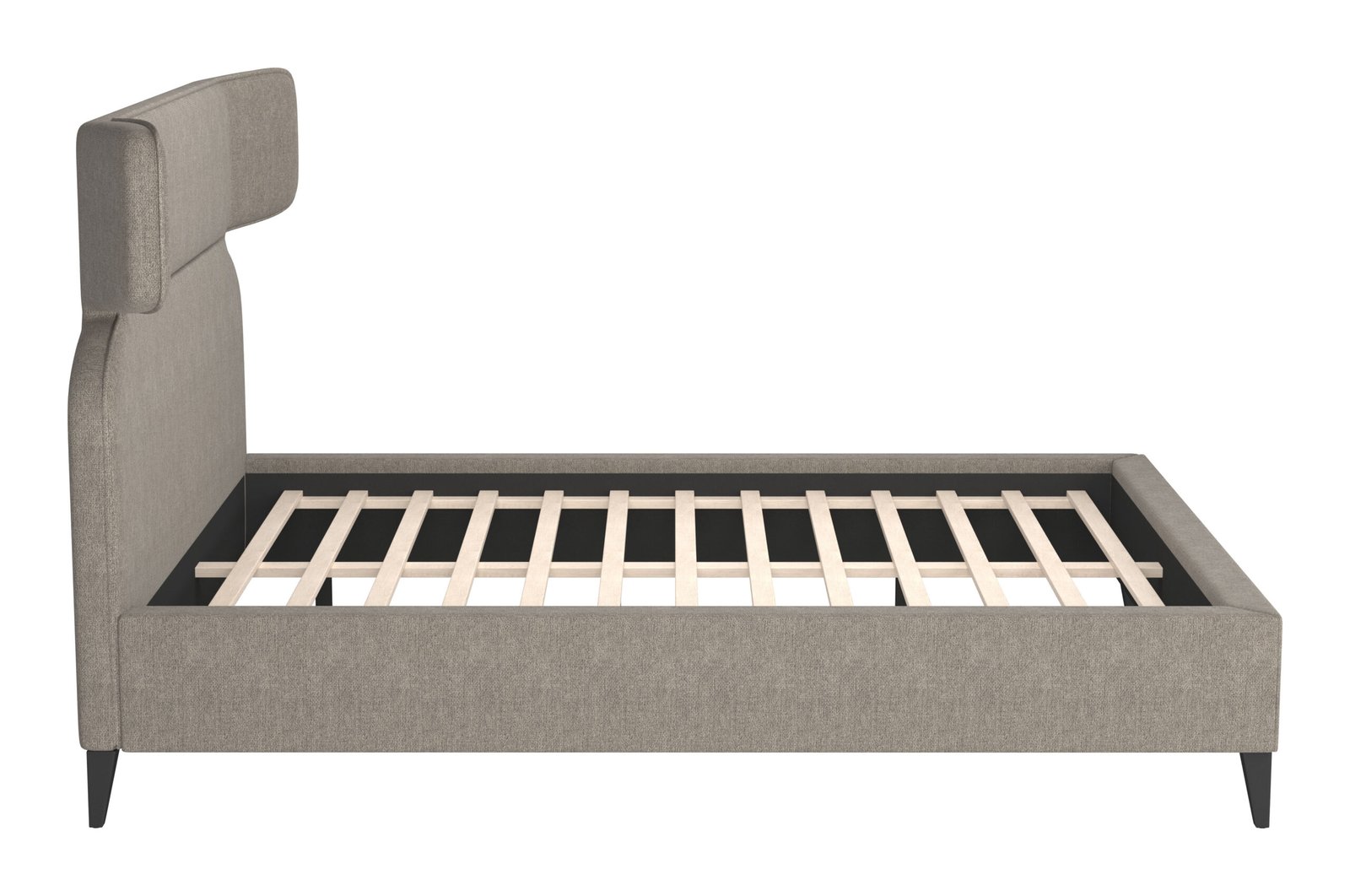 Dusa Queen Bed Olive Brown - Image 2