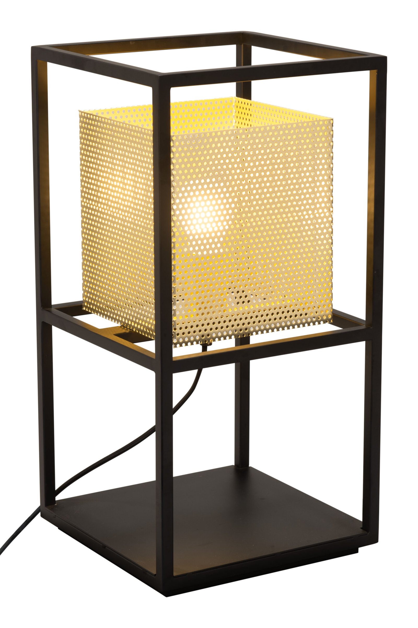Yves Table Lamp Gold & Black - Image 4