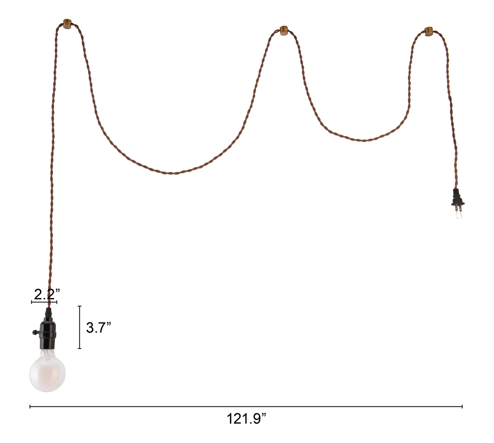 Molly Ceiling Lamp Black - Image 11