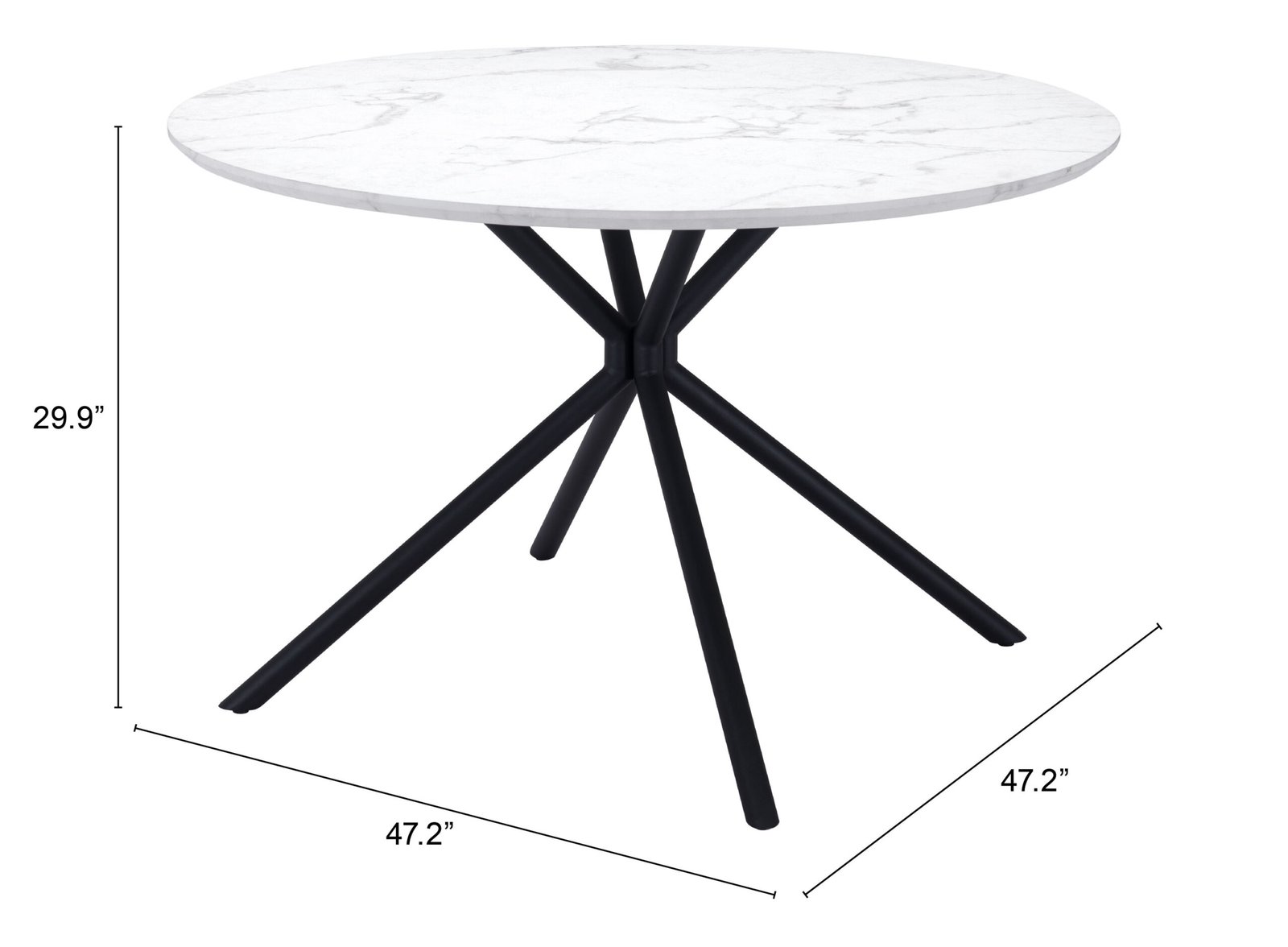 Amiens Dining Table White - Image 12