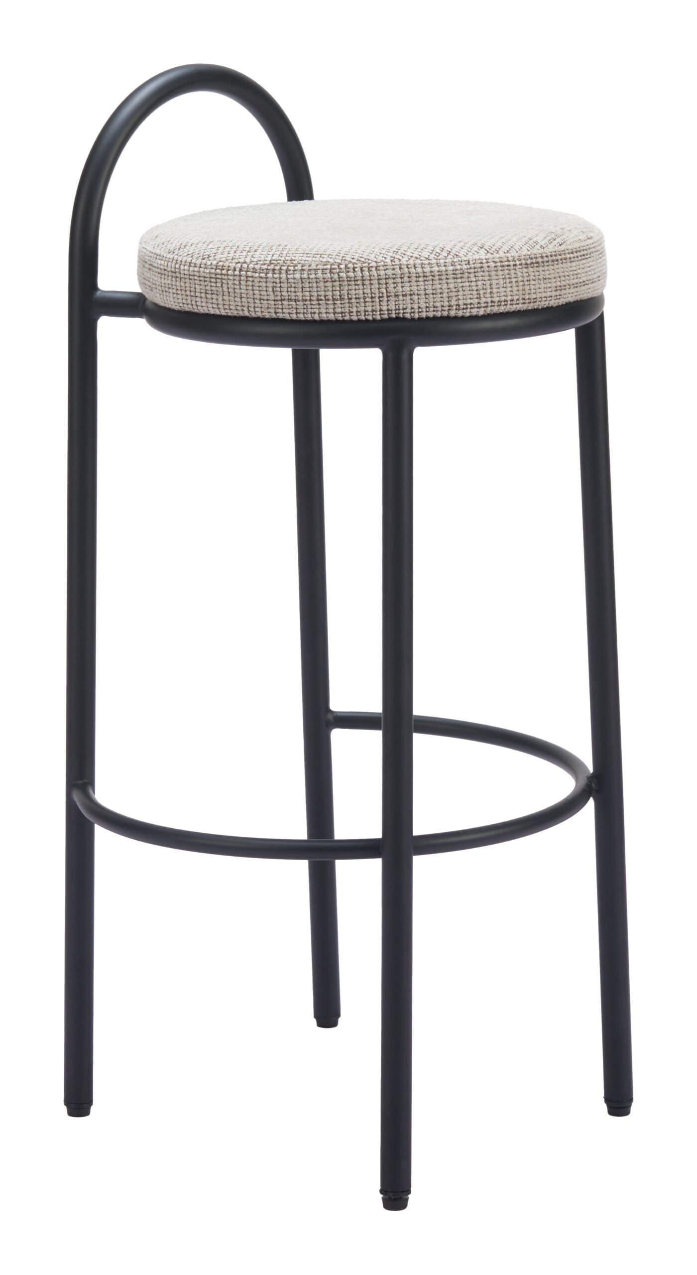 Sisal Barstool (Set of 2) Beige Tweed - Image 8