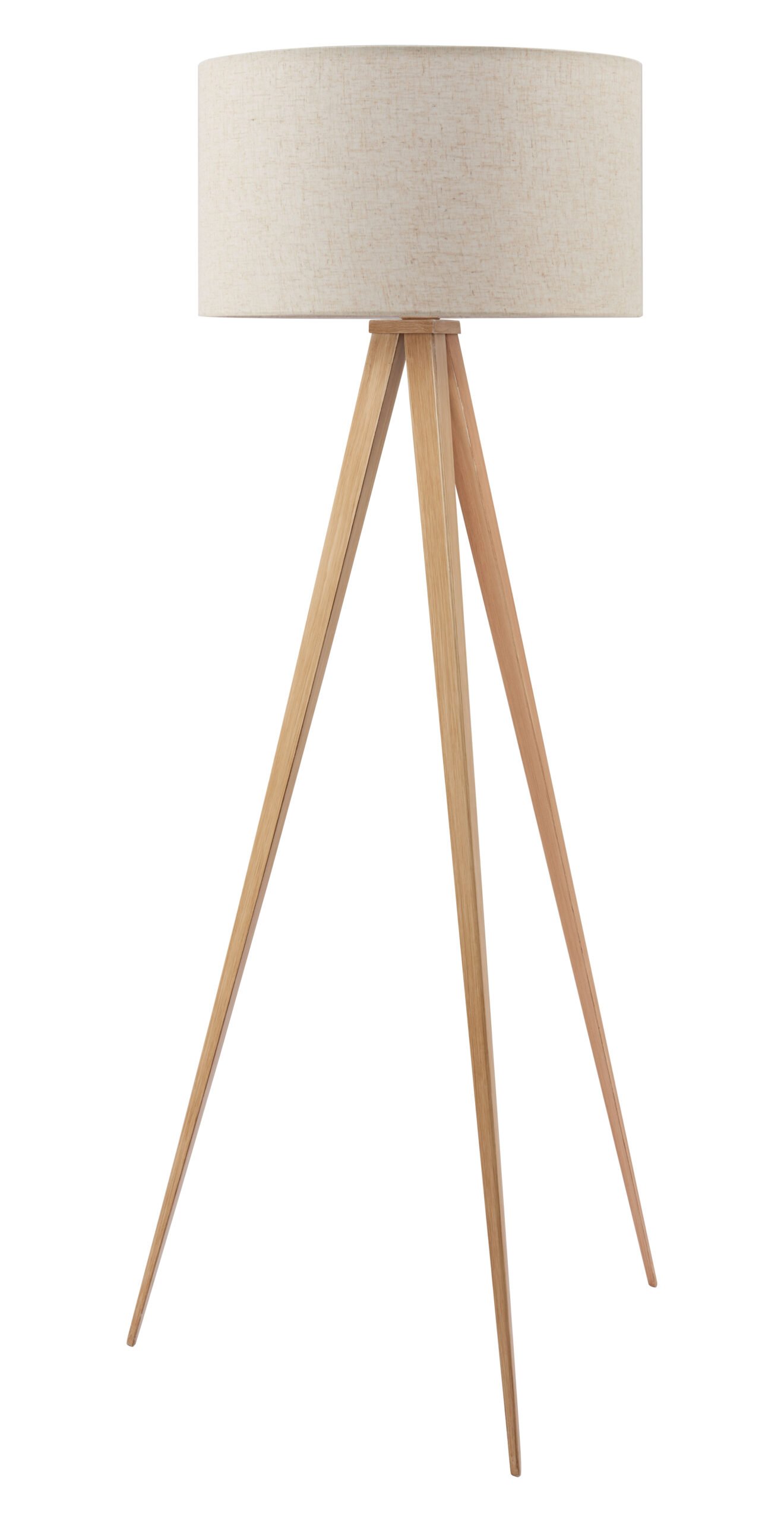 Imperial Floor Lamp Beige & Natural - Image 2