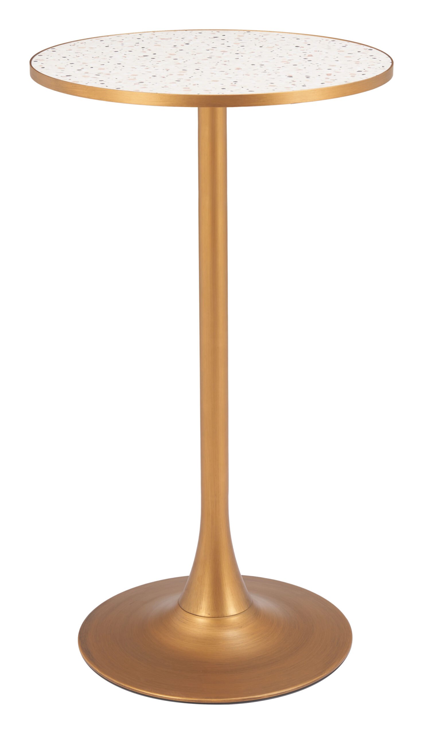 Bite Bar Table Beige & Gold - Image 3