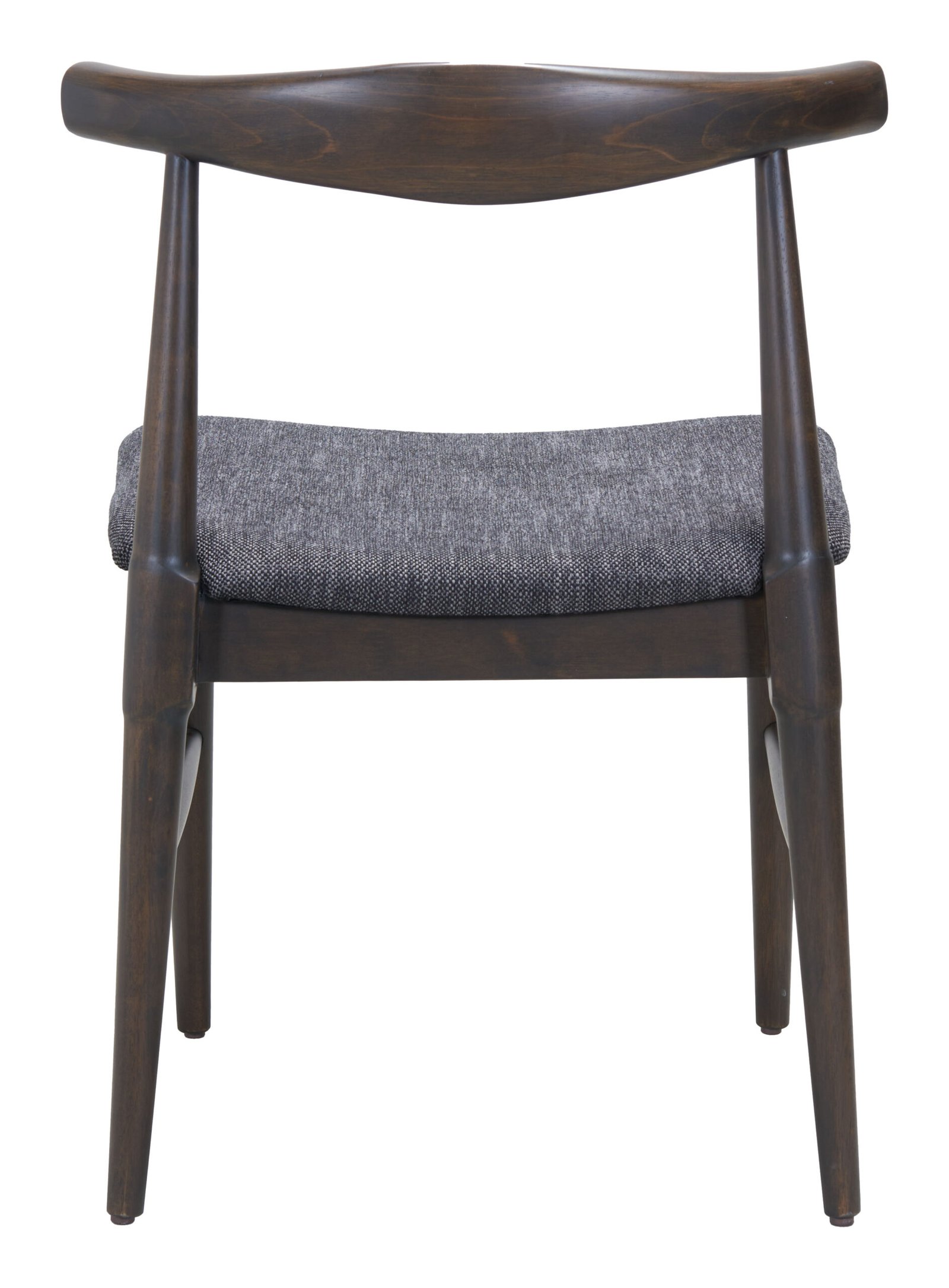 Tuzka Dining Chair (Set of 2) Gray & Espresso - Image 4