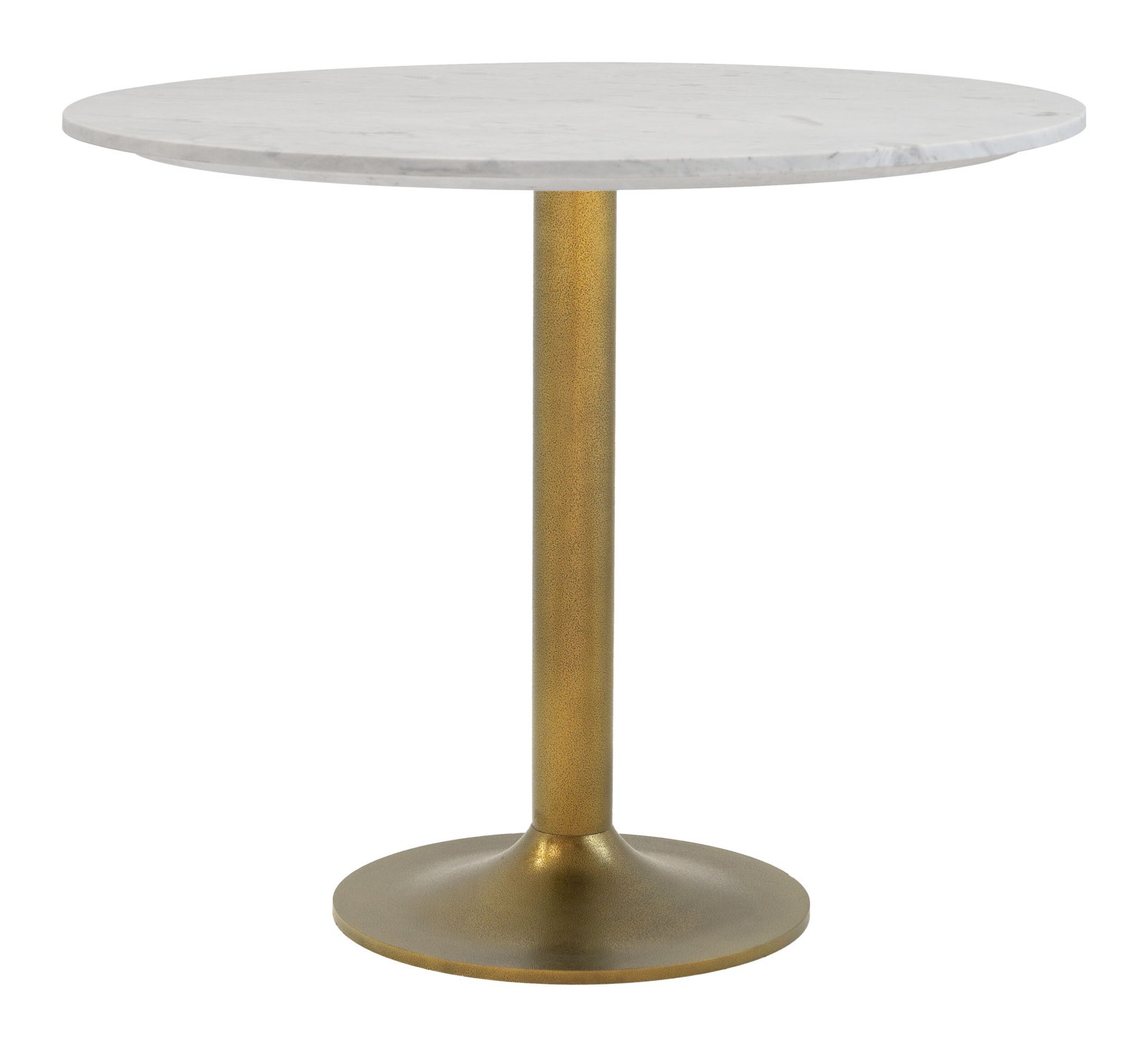 Fullerton Dining Table White & Gold - Image 3
