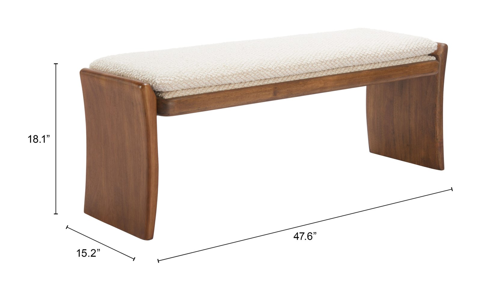 Lafa Bench Beige - Image 6