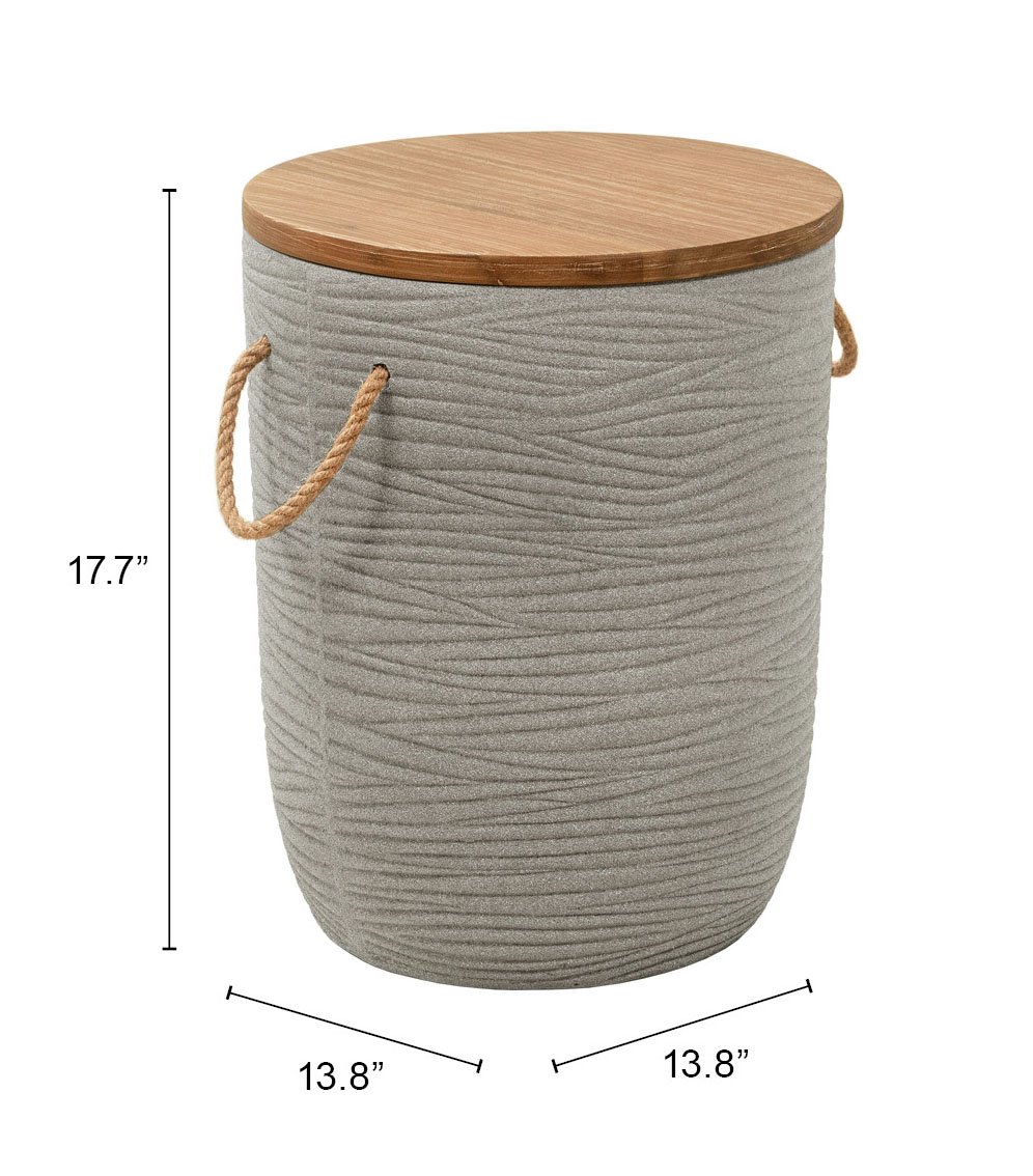 Biban Side Table Natural & Gray - Image 6
