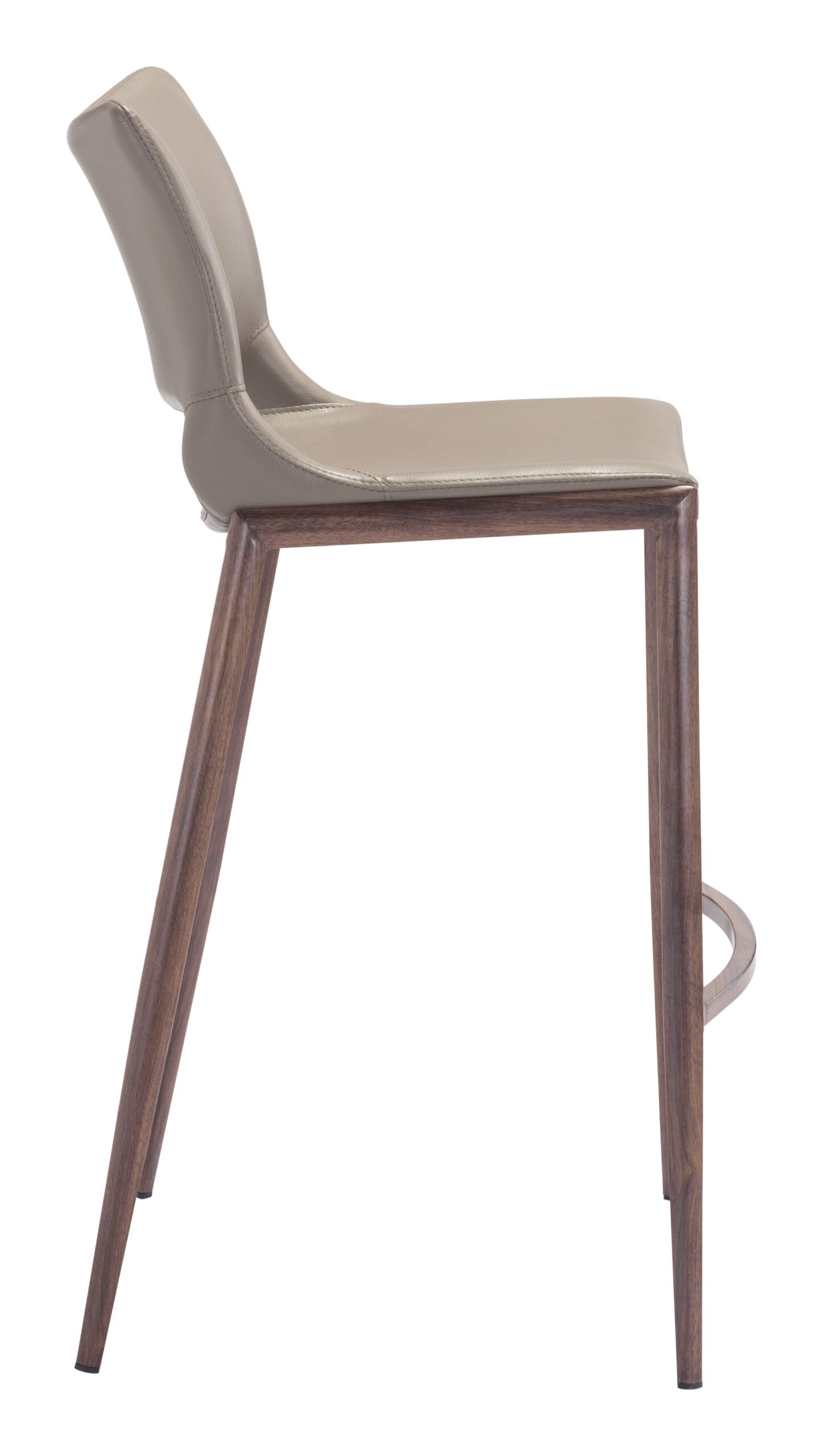 Ace Barstool (Set of 2) Brown & Walnut - Image 6