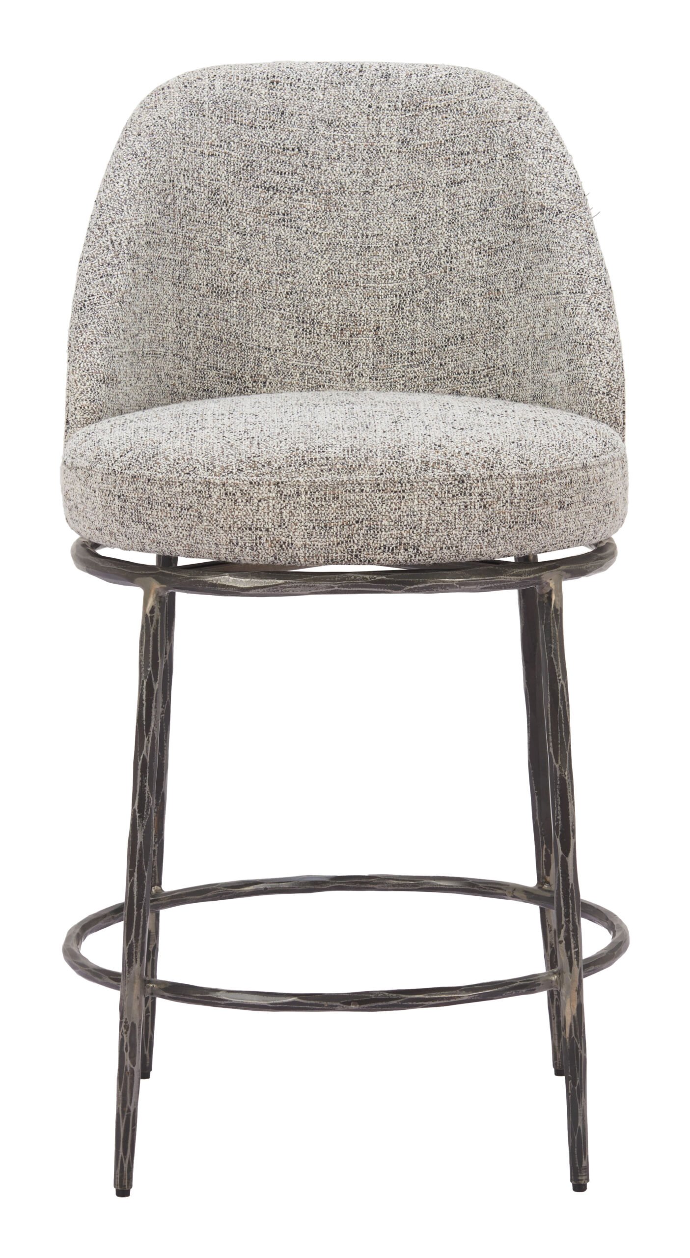 Nordhavn Swivel Counter Stool Gray - Image 4