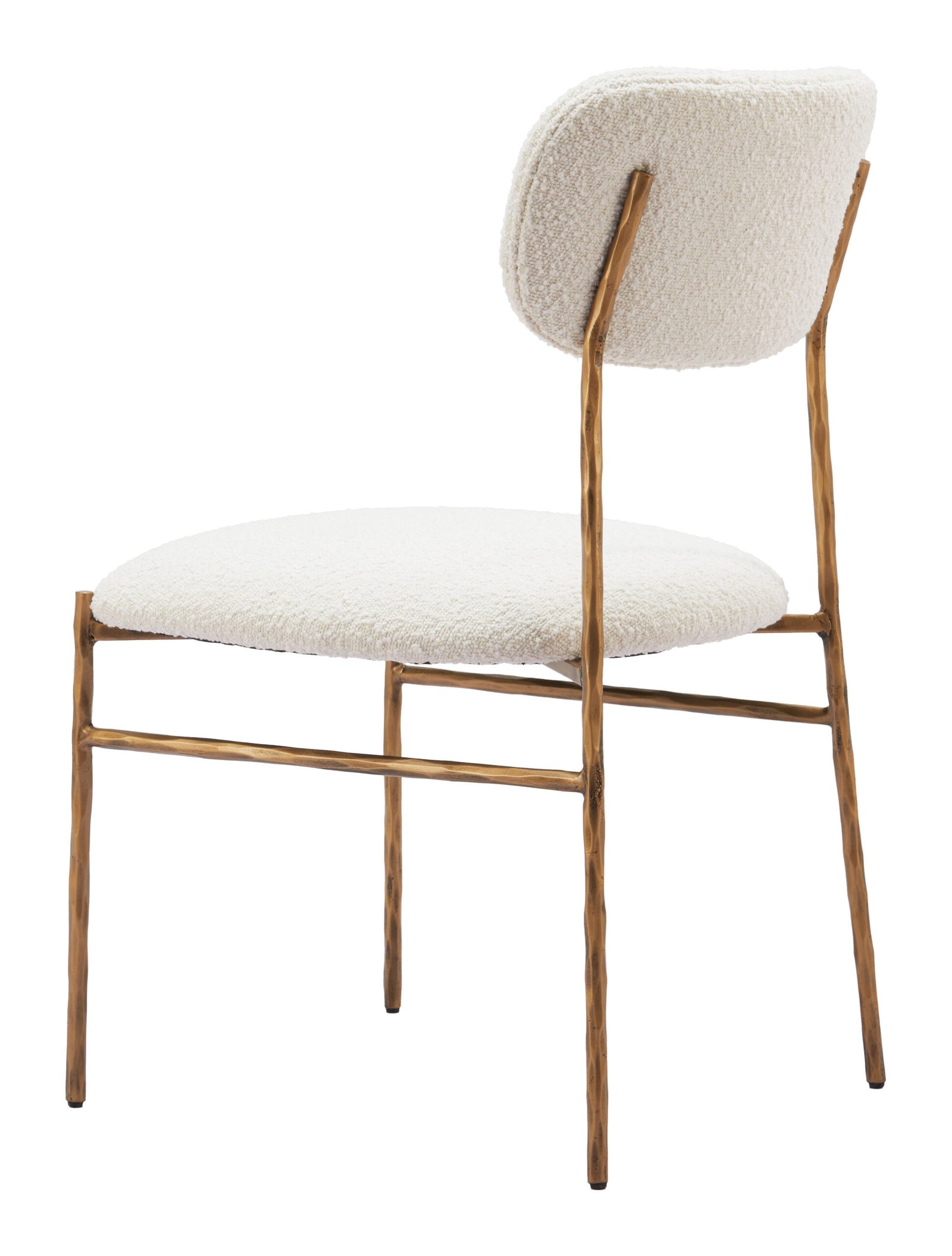 Sydhavnen Dining Chair Cream & Gold - Image 7