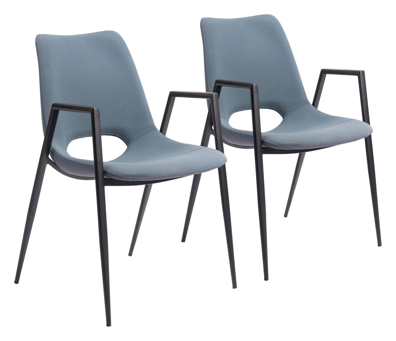 Desi Dining Chair (Set of 2) Azure Gray - Image 11