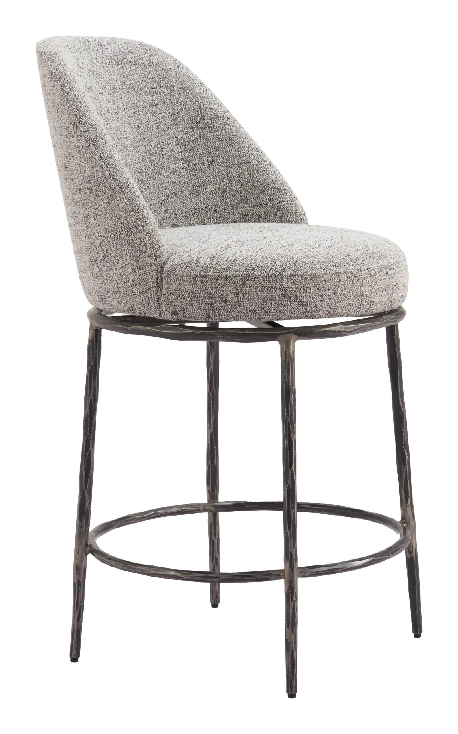Nordhavn Swivel Counter Stool Gray - Image 2