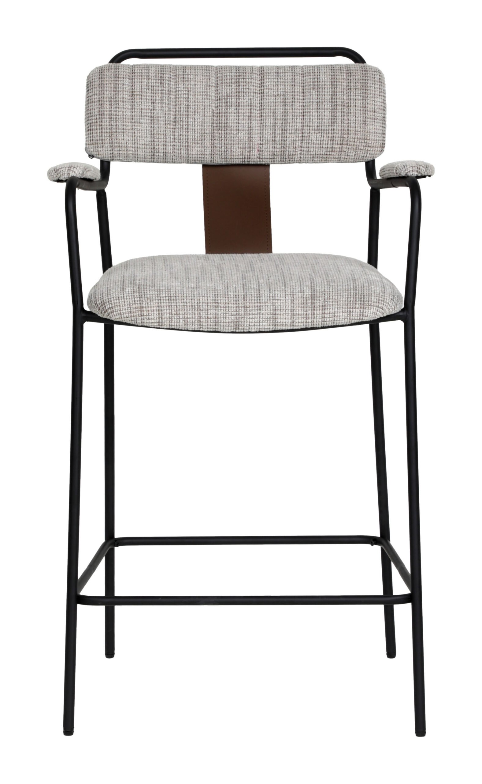 Couva Counter Stool (Set of 2) Gray Tweed - Image 3
