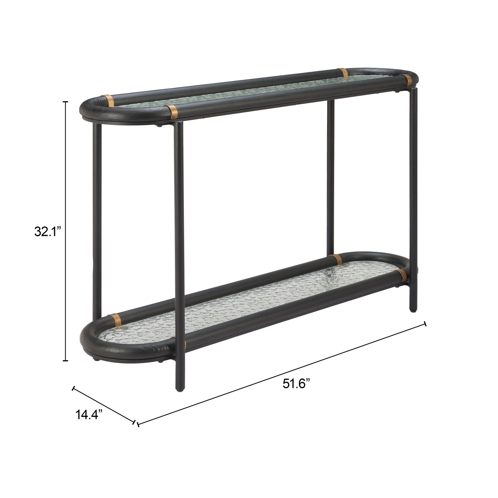 Aneis Console Table Black - Image 6