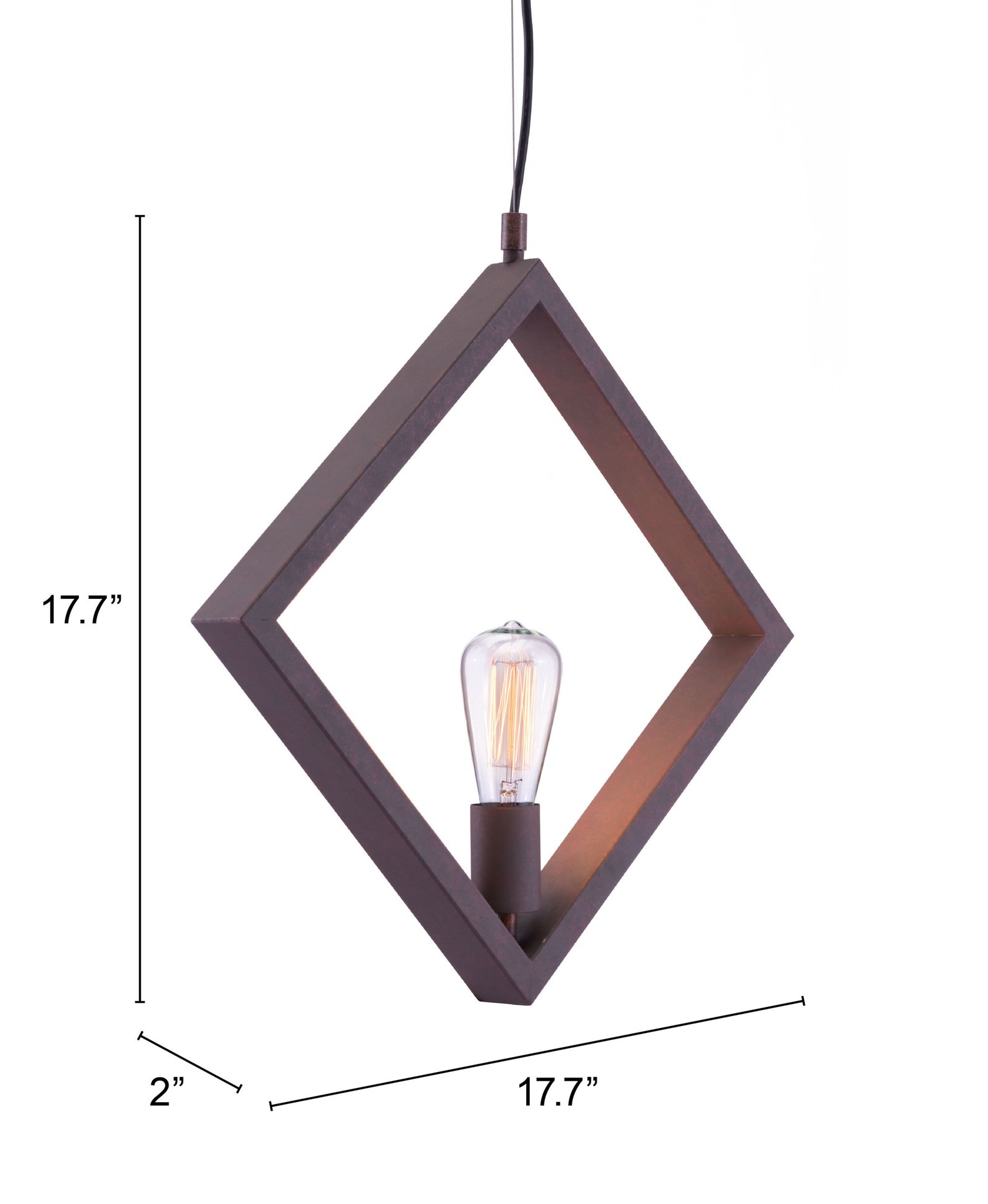 Rotorura Ceiling Lamp Rust - Image 6