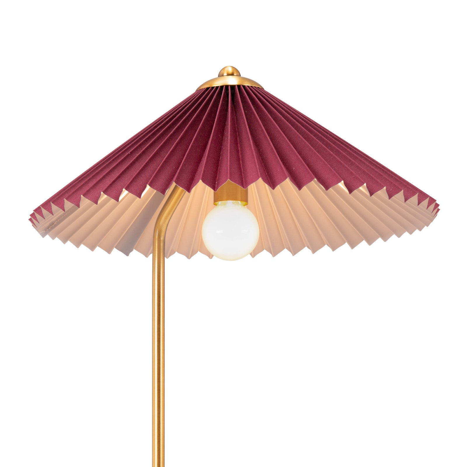 Charo Table Lamp Red & Gold - Image 7