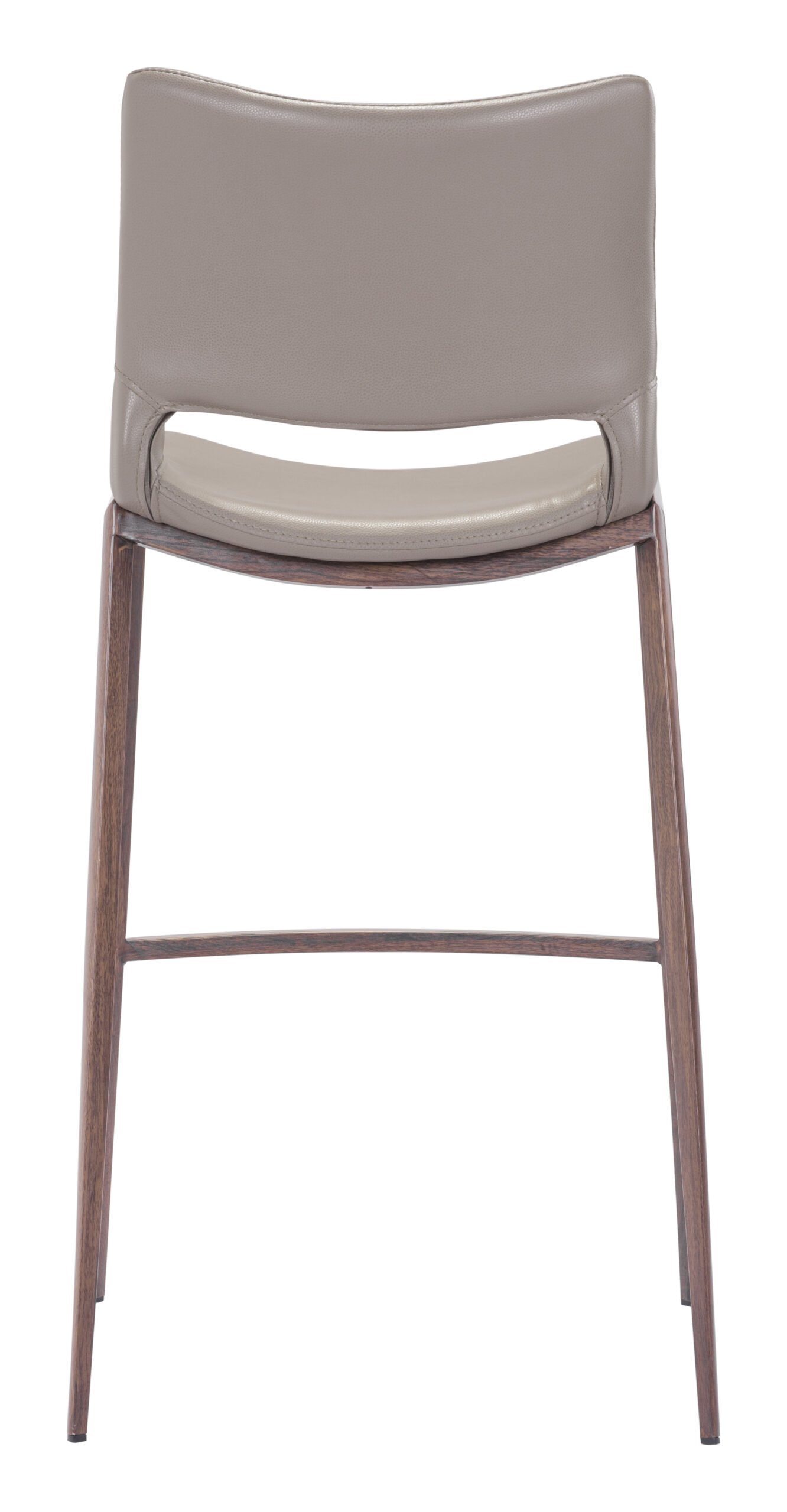 Ace Barstool (Set of 2) Brown & Walnut - Image 8
