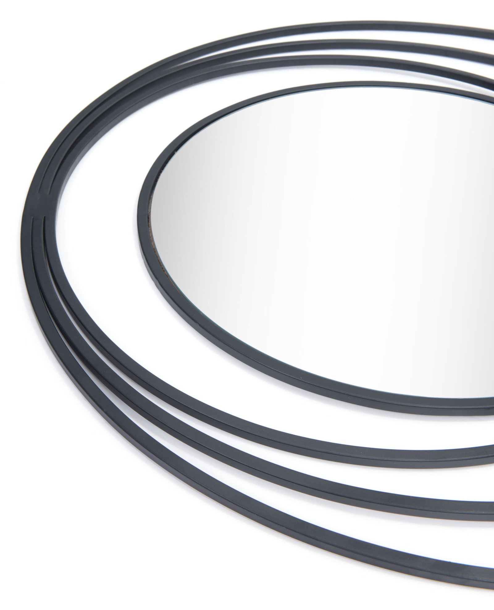 Luna Round Mirror Black - Image 5