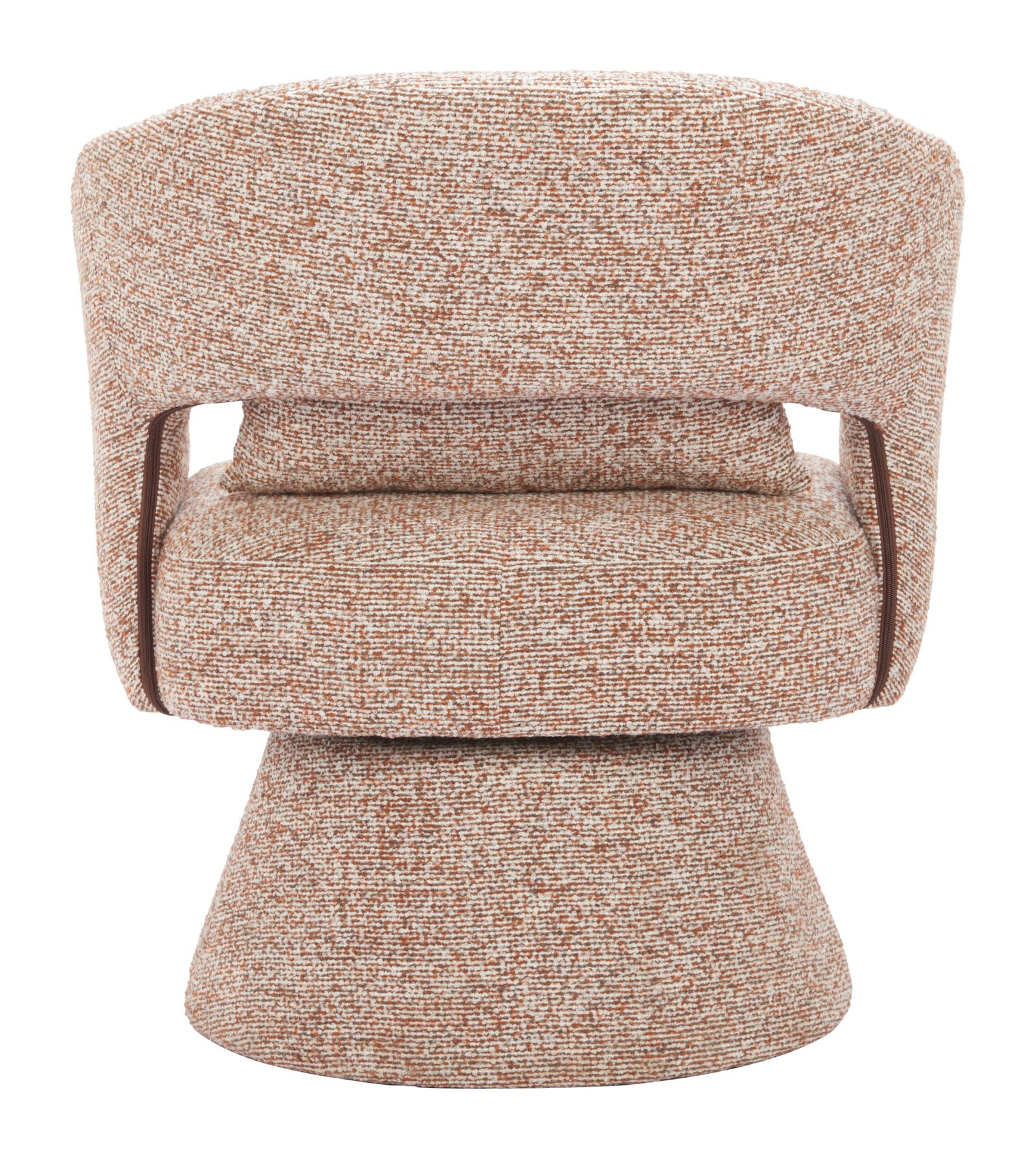 Liva Swivel Chair Frosty Brown - Image 4